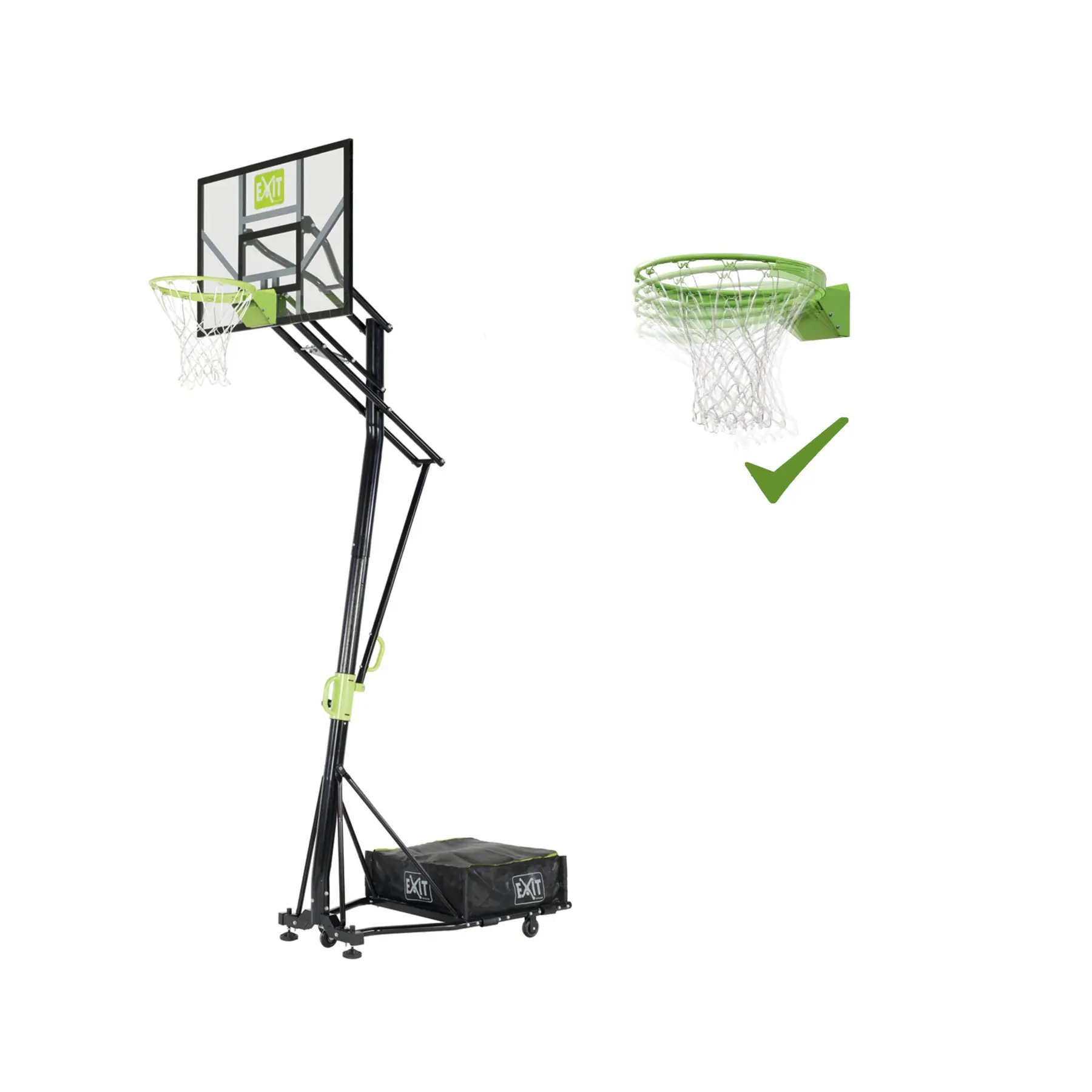 Panier de basketball mobile à roulettes avec cercle dunk Exit Toys Galaxy Panier de basketball mobile à roulettes avec cercle dunk Exit Toys Galaxy
