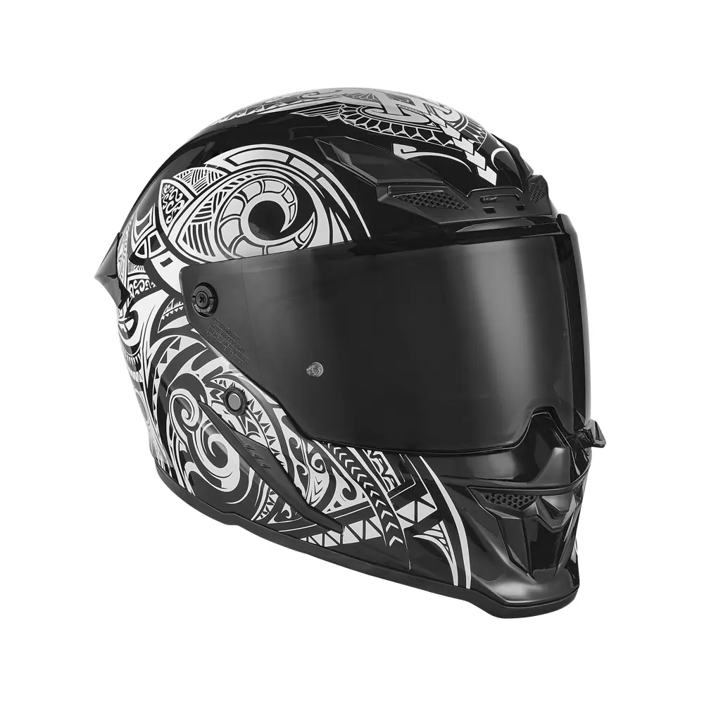 Casco integrale da moto Exklusiv Goliath Maori