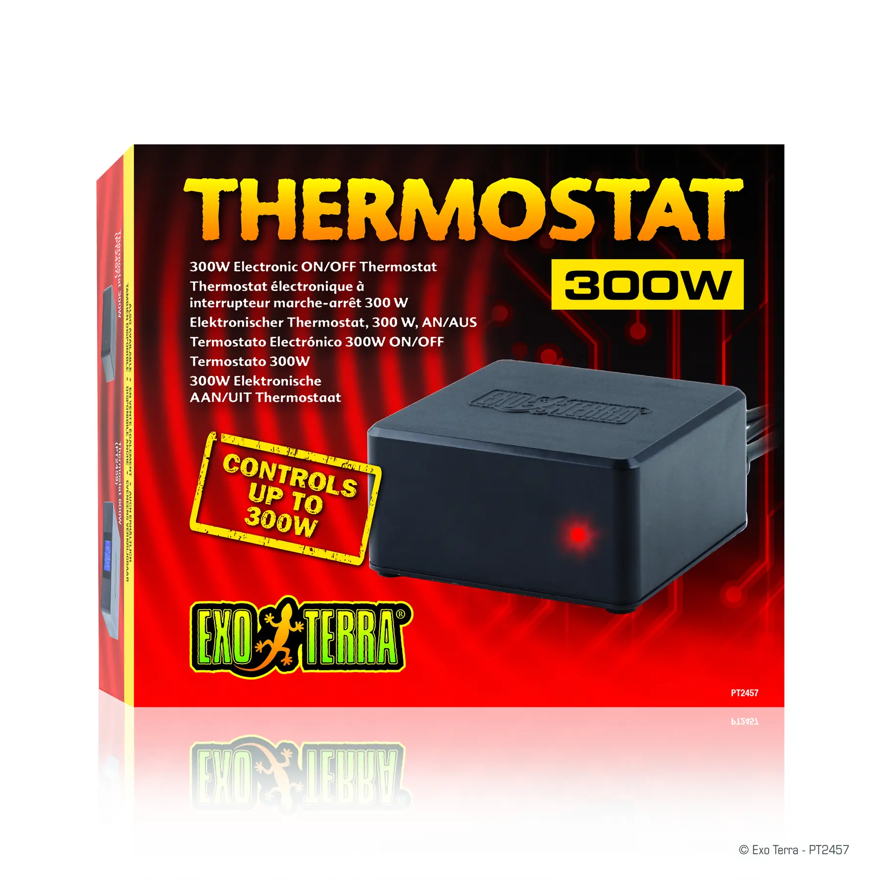 Exo Terra Negro Termostato De Encendido/Apagado 300W