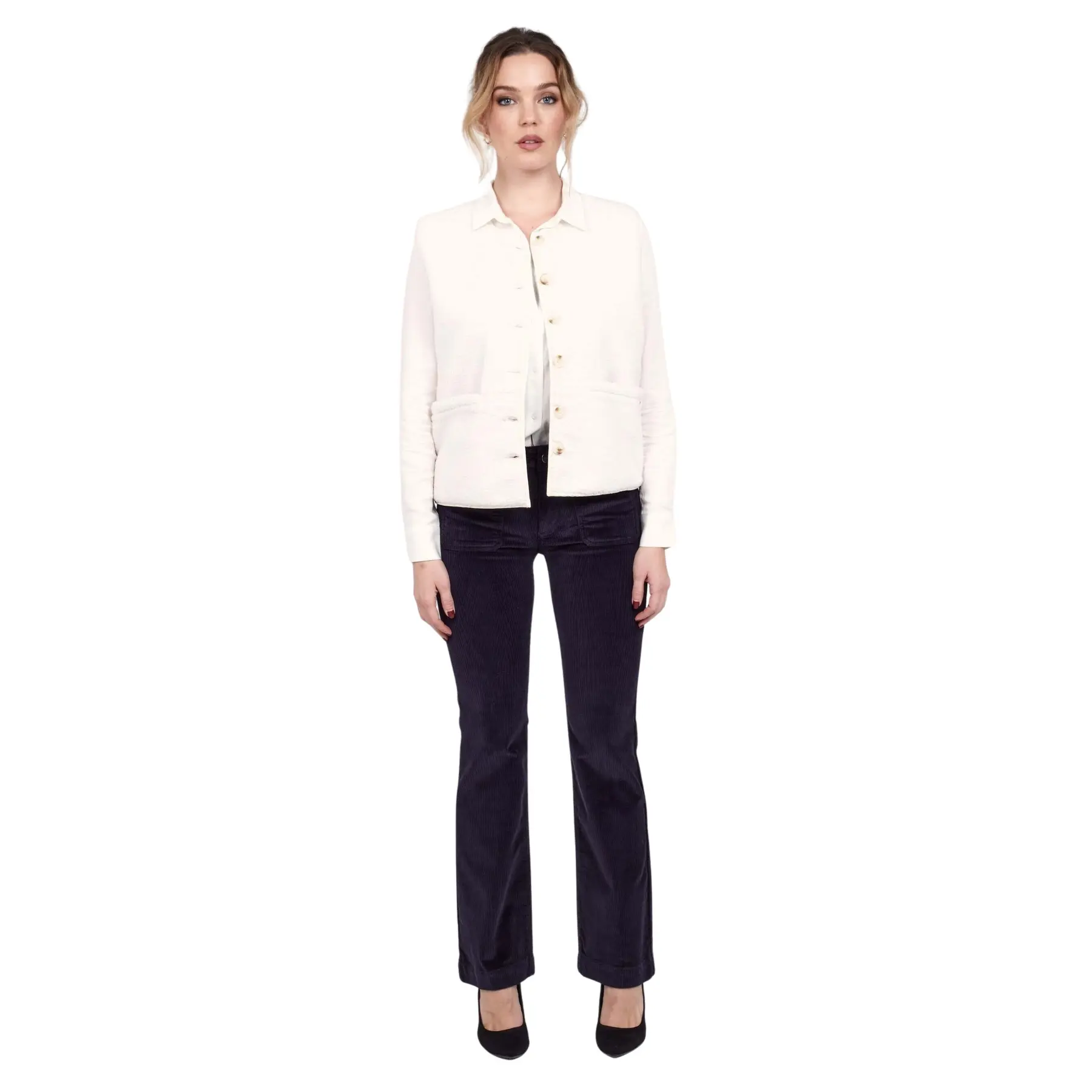 Jeans mit Stiefelschnitt Damen F.A.M. Paris Bella