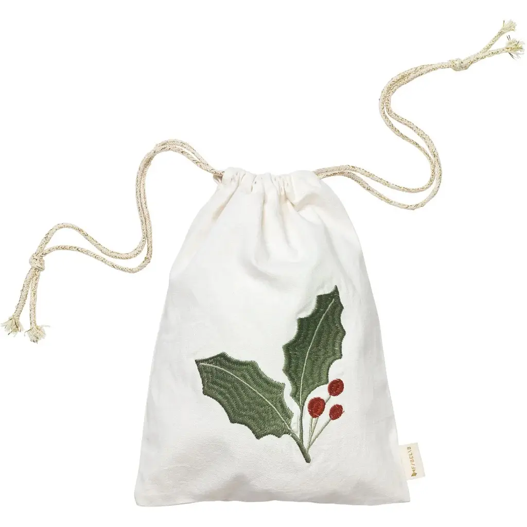 Borsa regalo Fabelab Holly embroidery