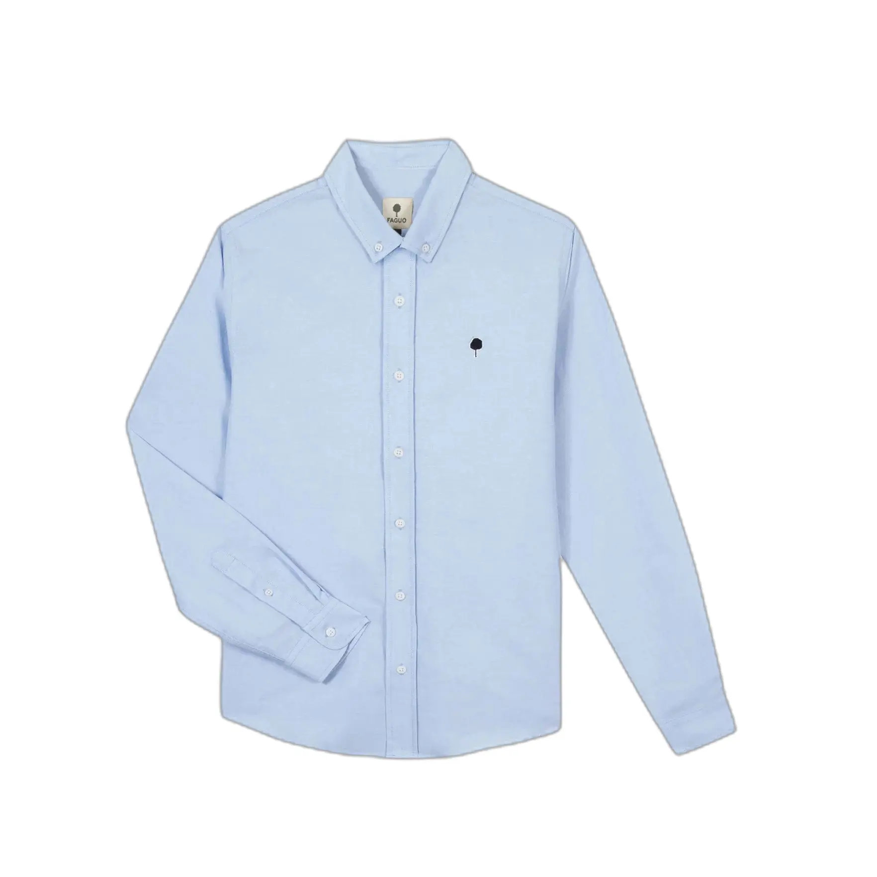 Chemise manches longues coton Faguo Ivoy Chemise manches longues coton Faguo Ivoy