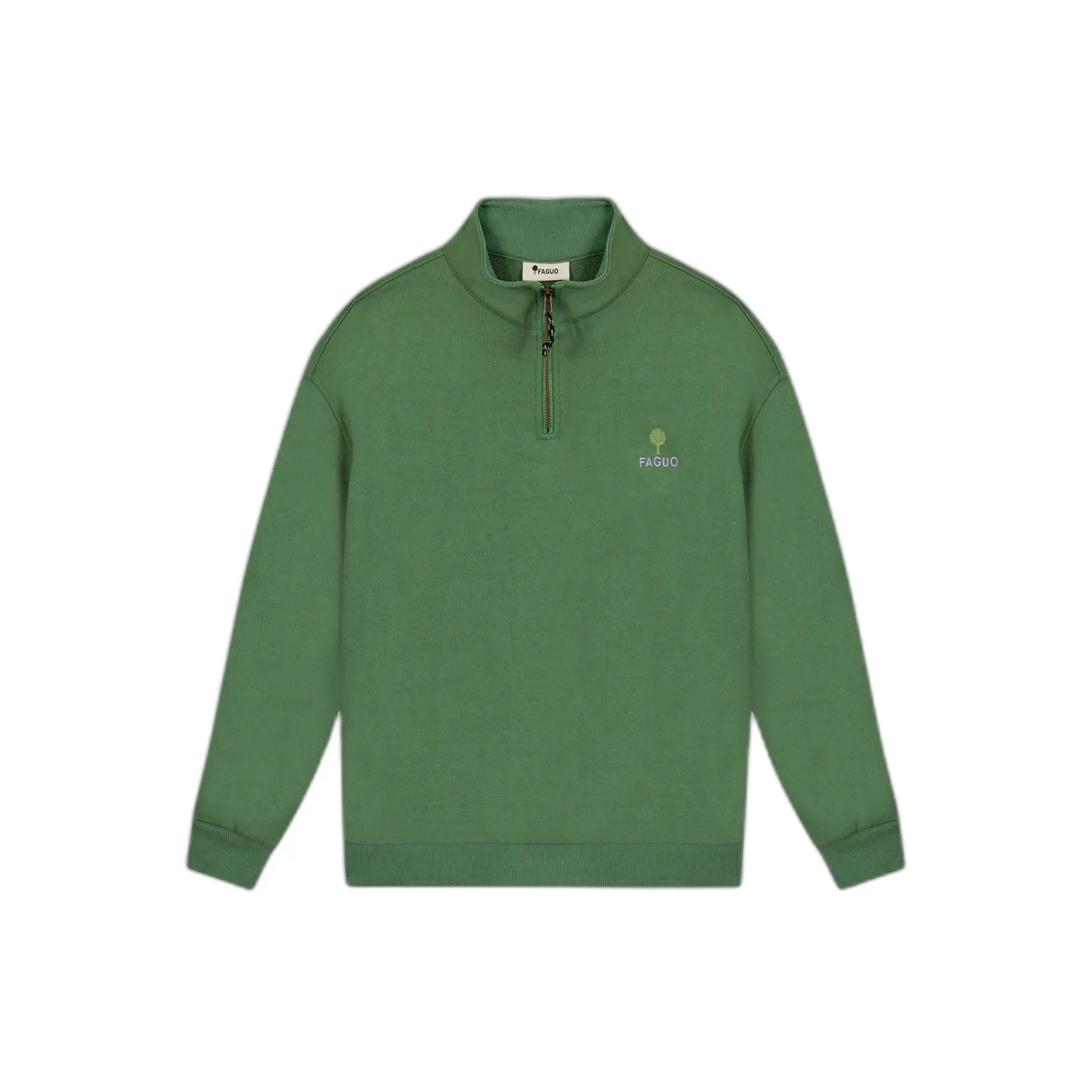 Sweatshirt mit halbem Reißverschluss Faguo Amboise