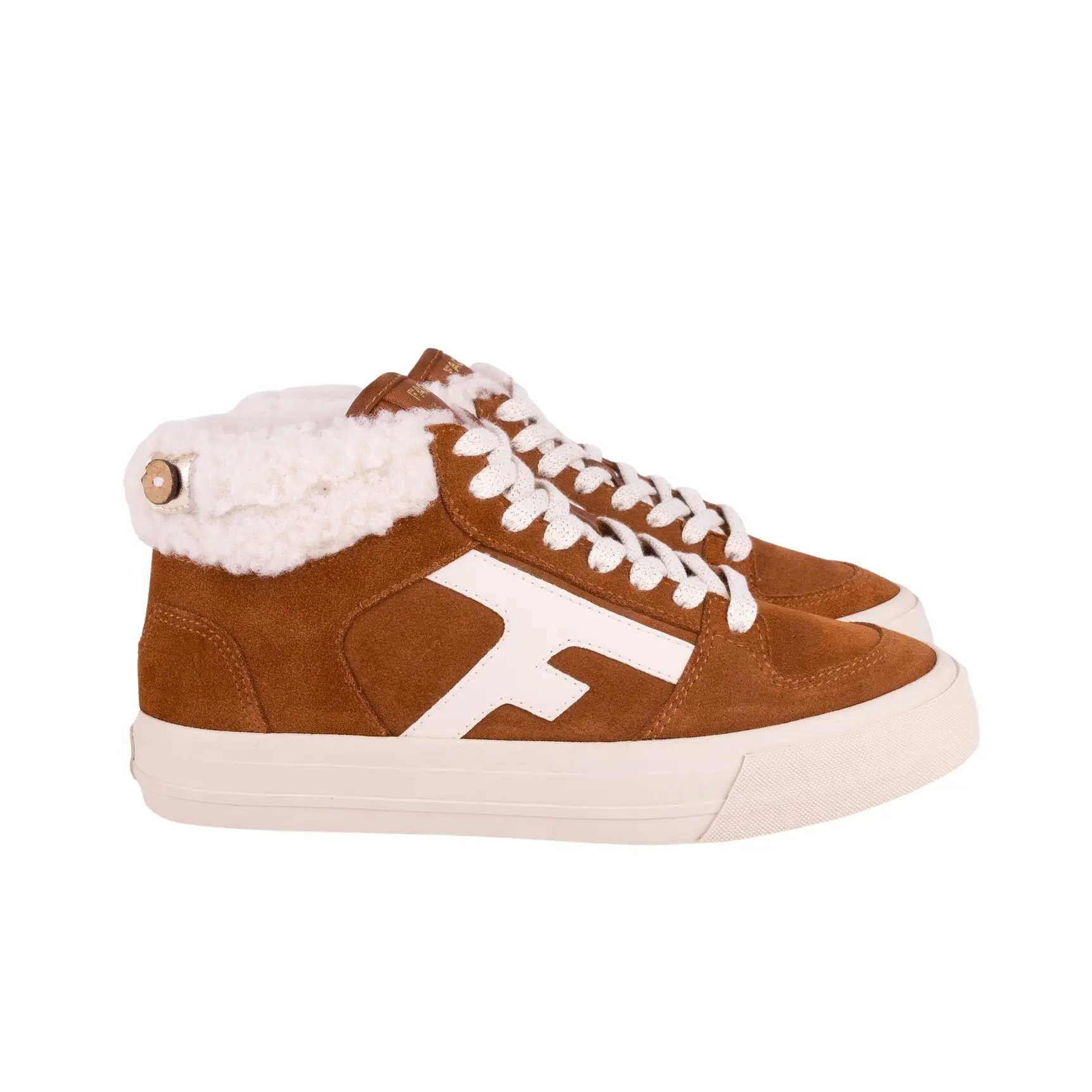 Sneakers Wildleder Damen Faguo Walnut Mid