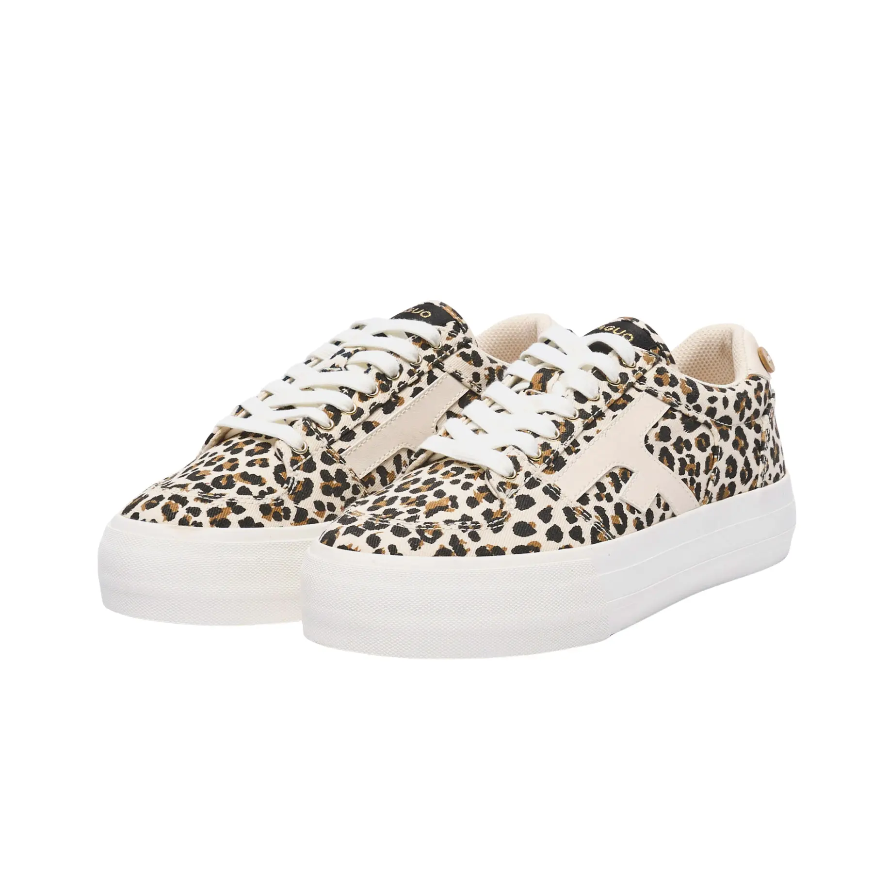 Scarpe in cotone Faguo Walnut Platform