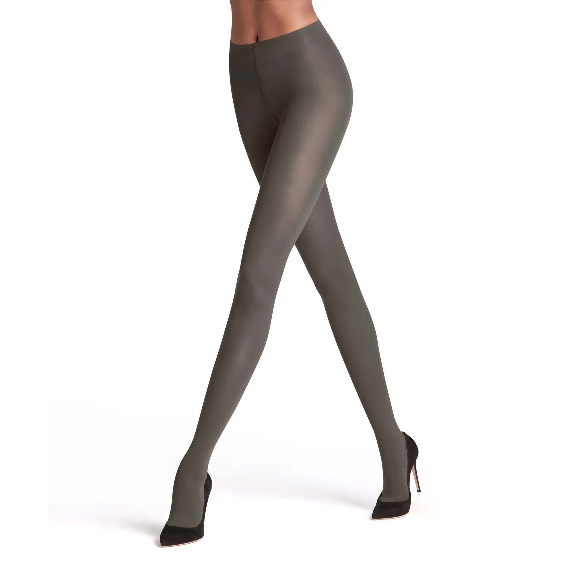 FALKE Matt Deluxe eenkleurig materiaal transparant 30 DEN panty dames bruin - maat S