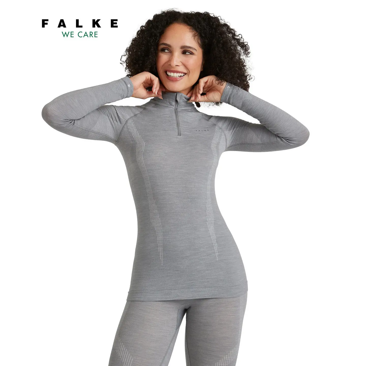 Maglietta donna a maniche lunghe Falke Wool-Tech