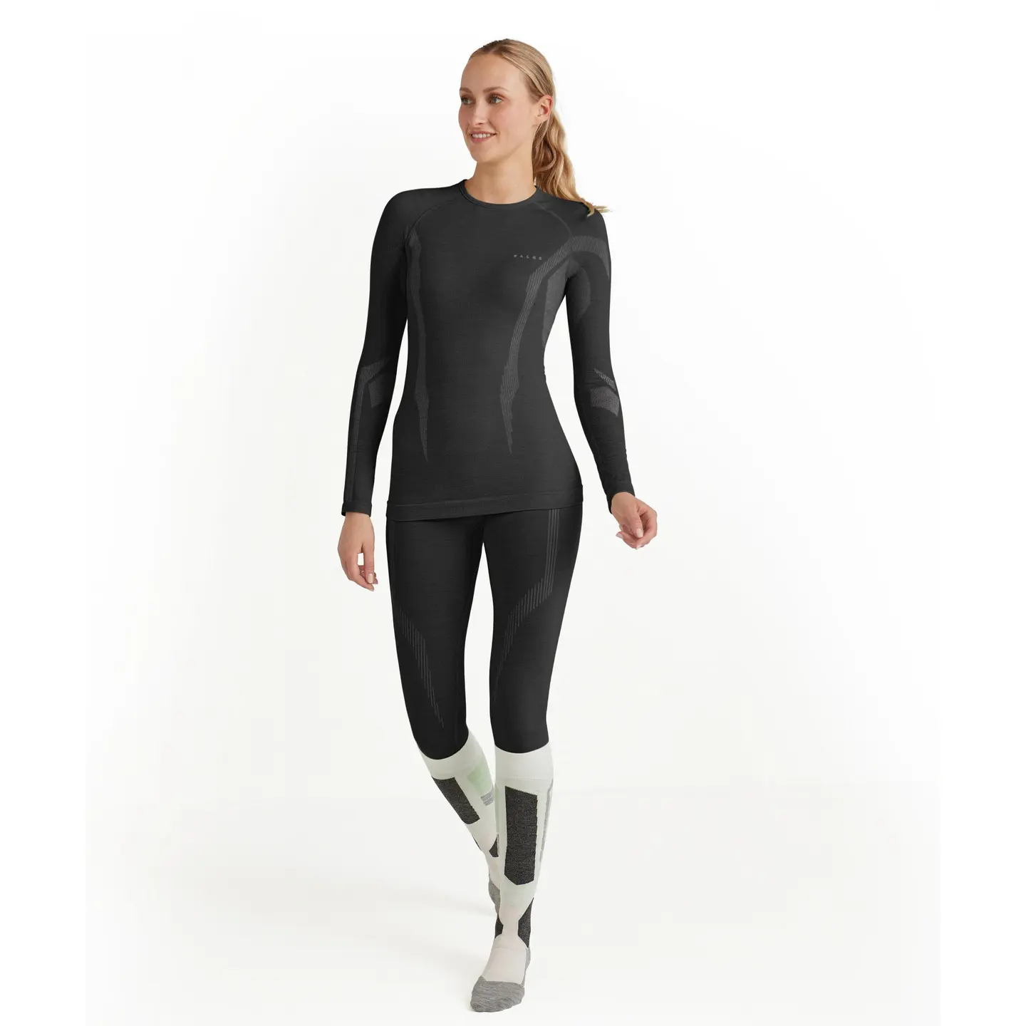 Maglietta donna a maniche lunghe Falke Wool-Tech
