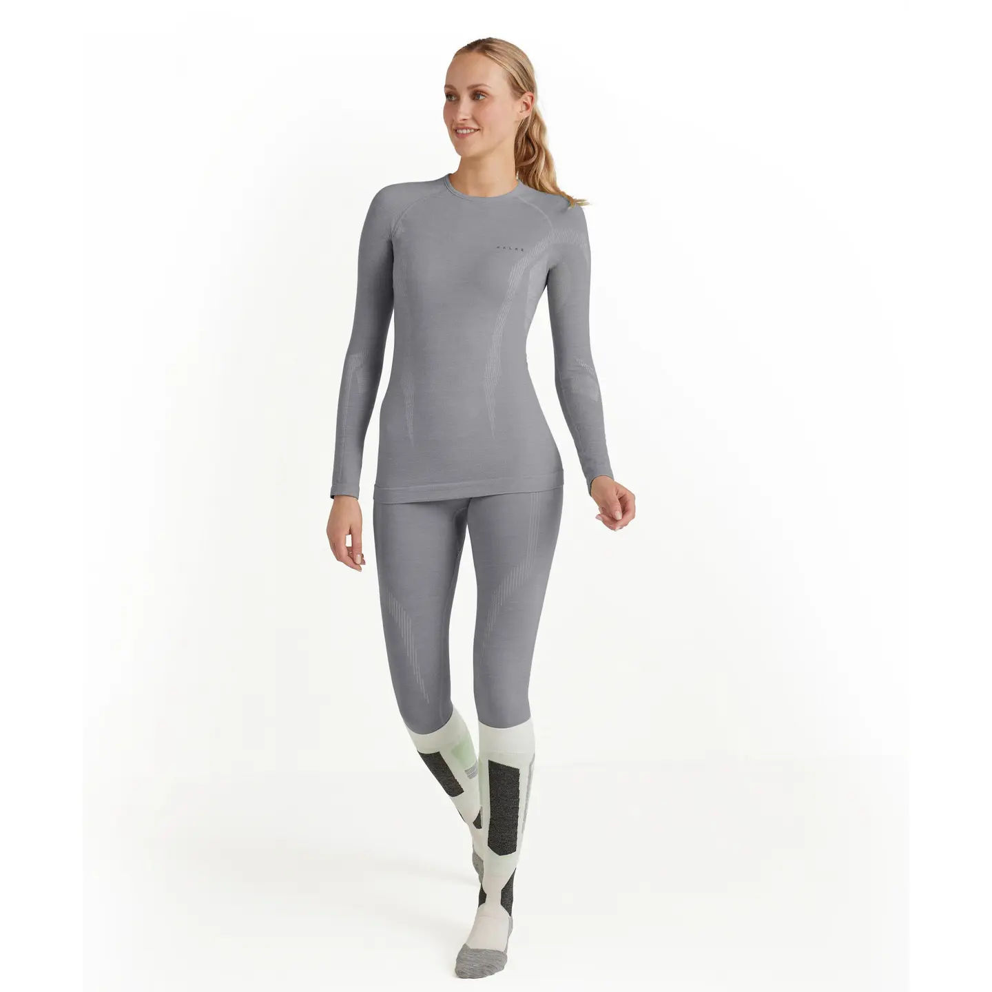 Maglietta donna a maniche lunghe Falke Wool-Tech