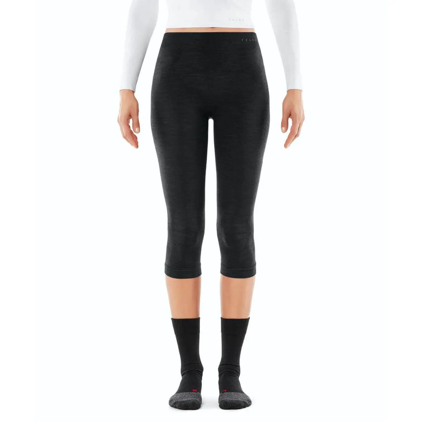 Leggings 3/4 donna Falke Wool-Tech