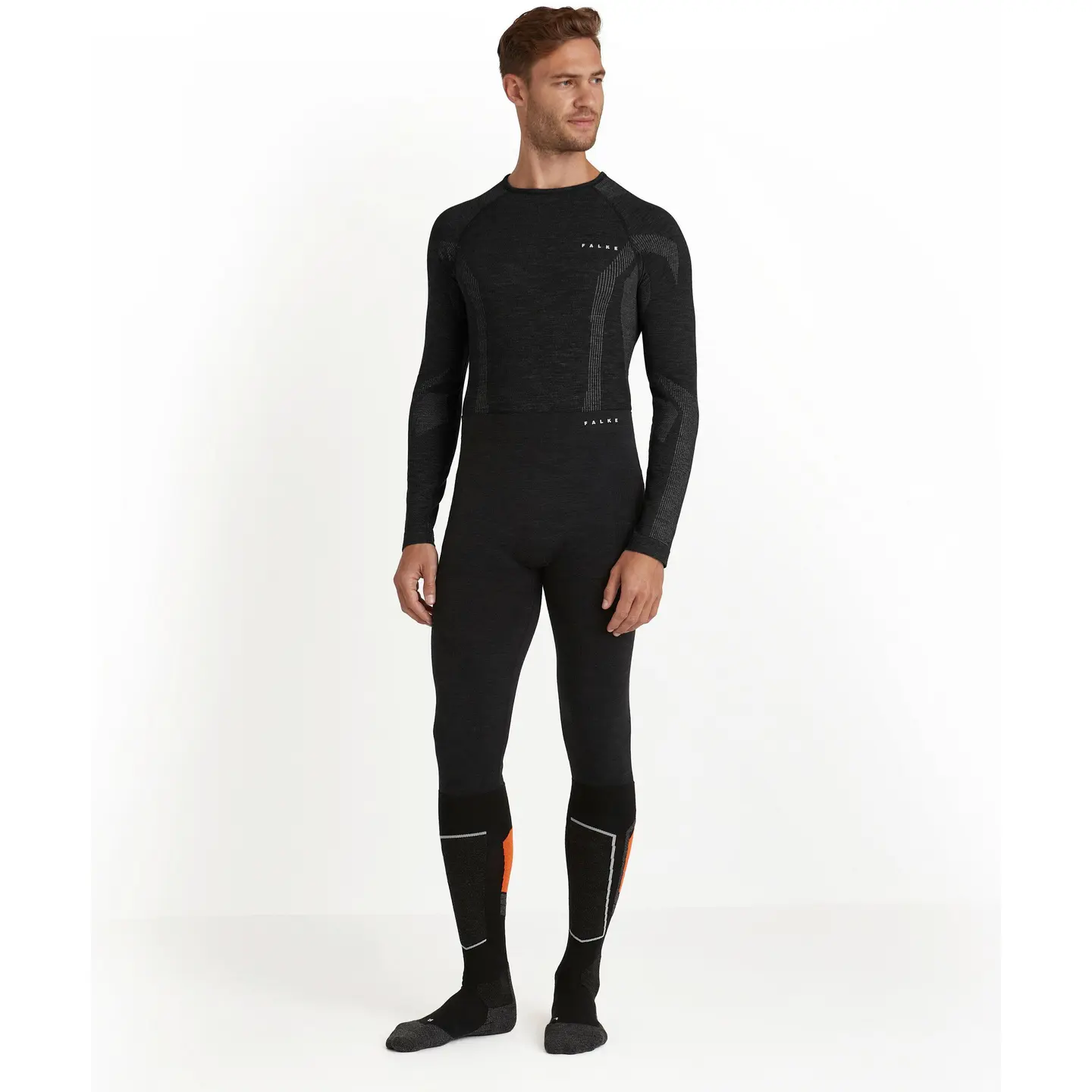 Leggings a 3/4 Falke Wool-Tech
