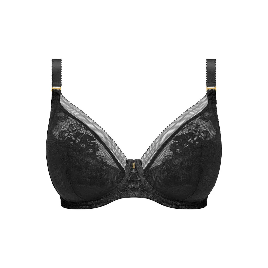 Fantasie Fusion Lace Plunge Bra Black
