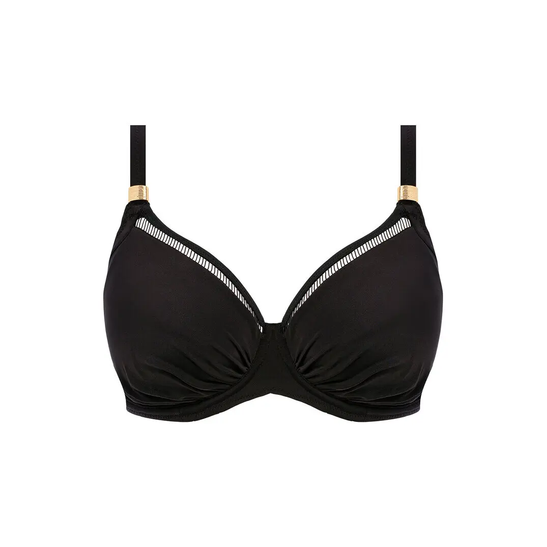 Crop top per costume da bagno donna con ferretto e pieghettatura Fantasie East Hampton