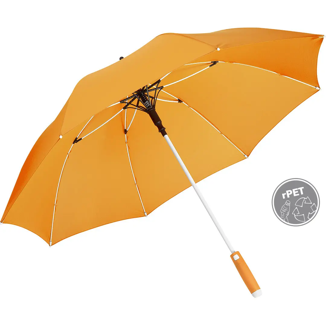 Mittlerer Automatik-Regenschirm Fare Whiteline