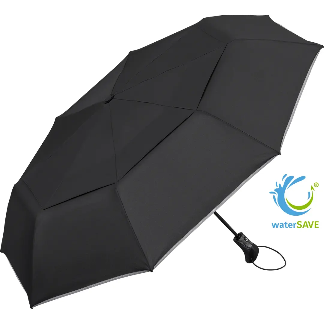 Großer Taschenregenschirm mit automatischer Öffnung und Schließung Fare Magic Windfighter Carbon 2.0