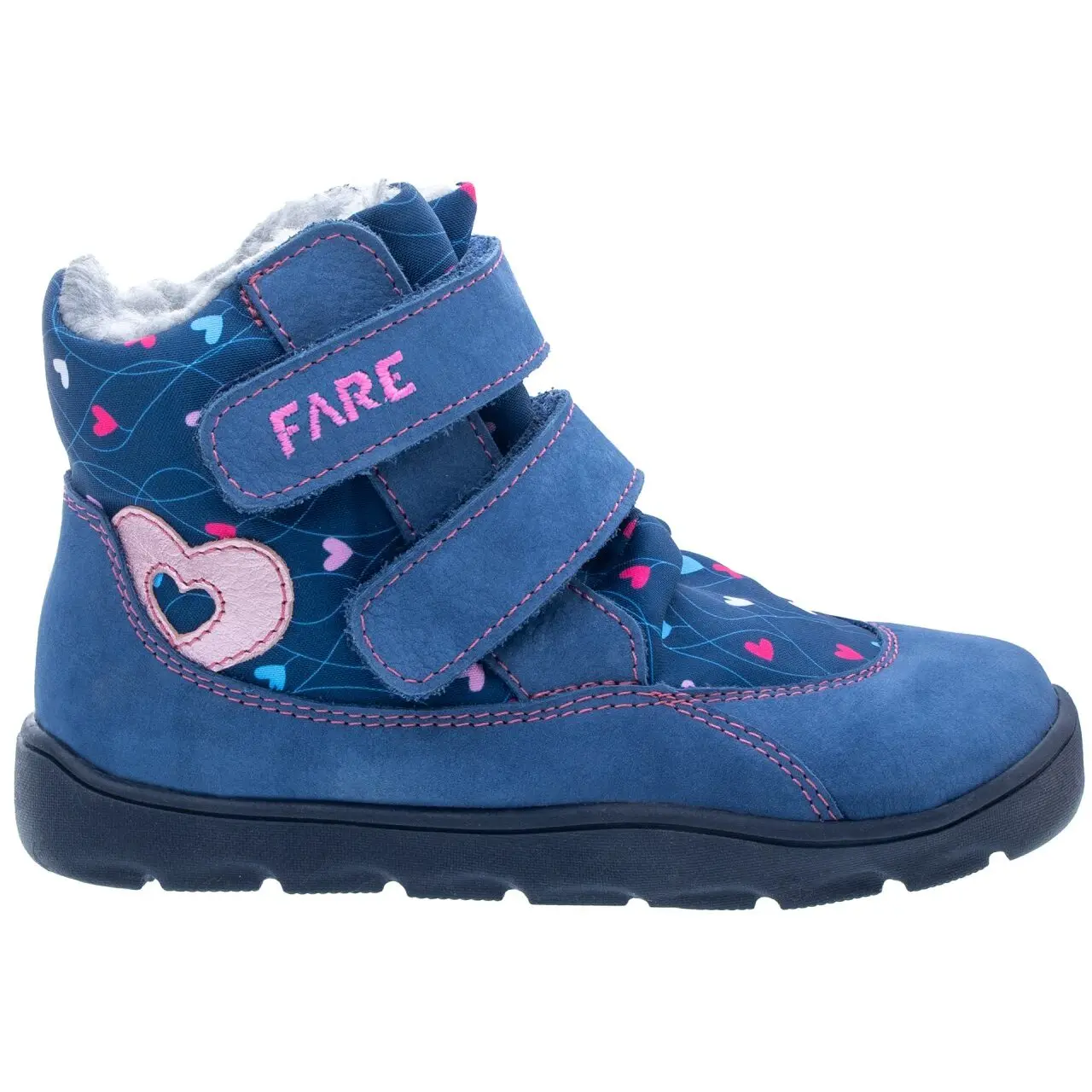 Mädchen Winterstiefel in Mittelbreite Fare Bare Frostky