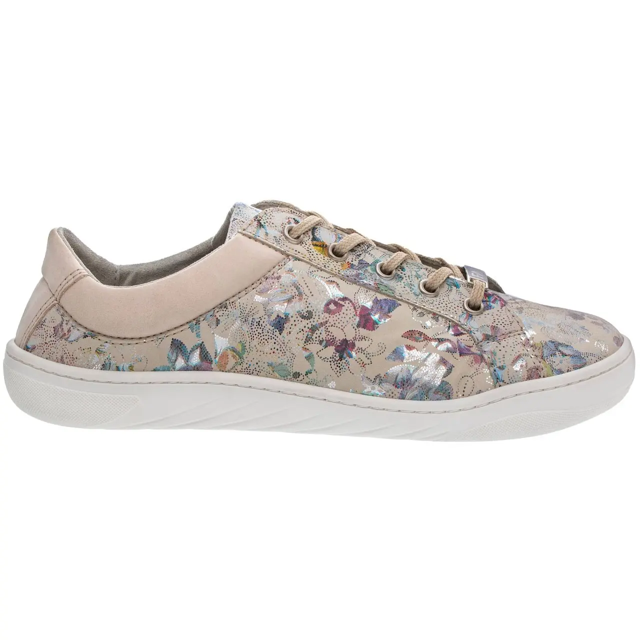 Fare Bare Mädchen Beige Mid-Top Sneakers Elegant