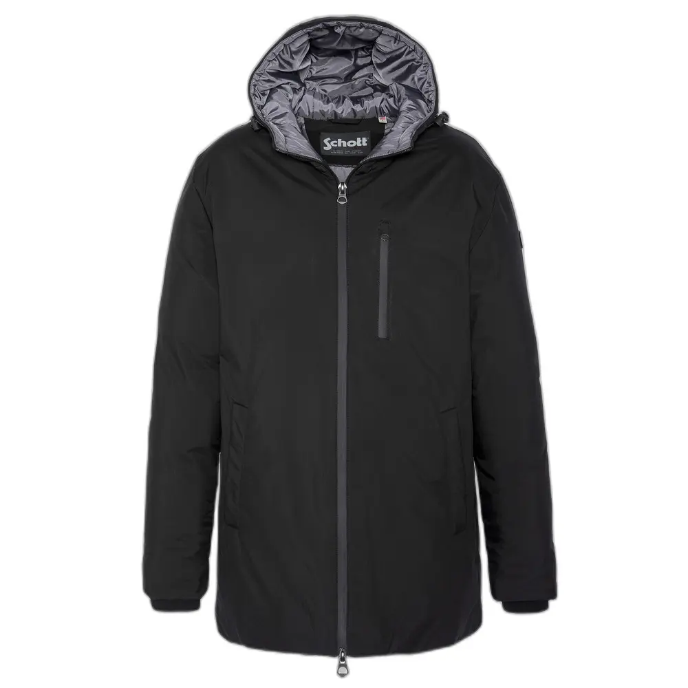 Piumino con zip Schott