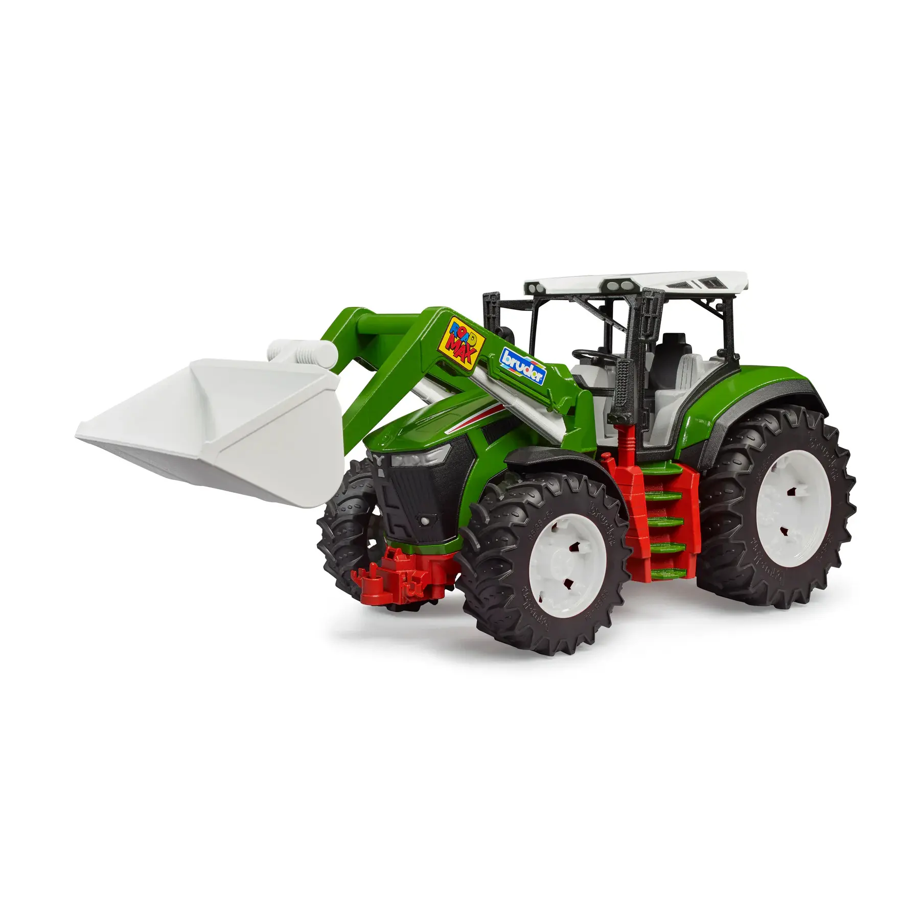 Auto Spiele mit Frontlader Farming Toys Roadmax Bruder