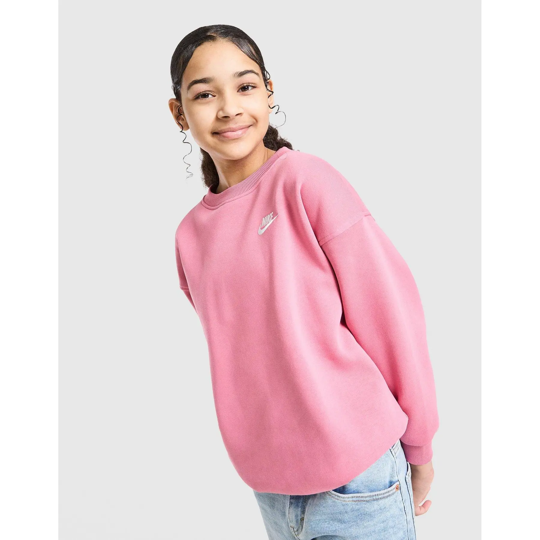 Felpa oversize per bambini Nike Sportswear Club