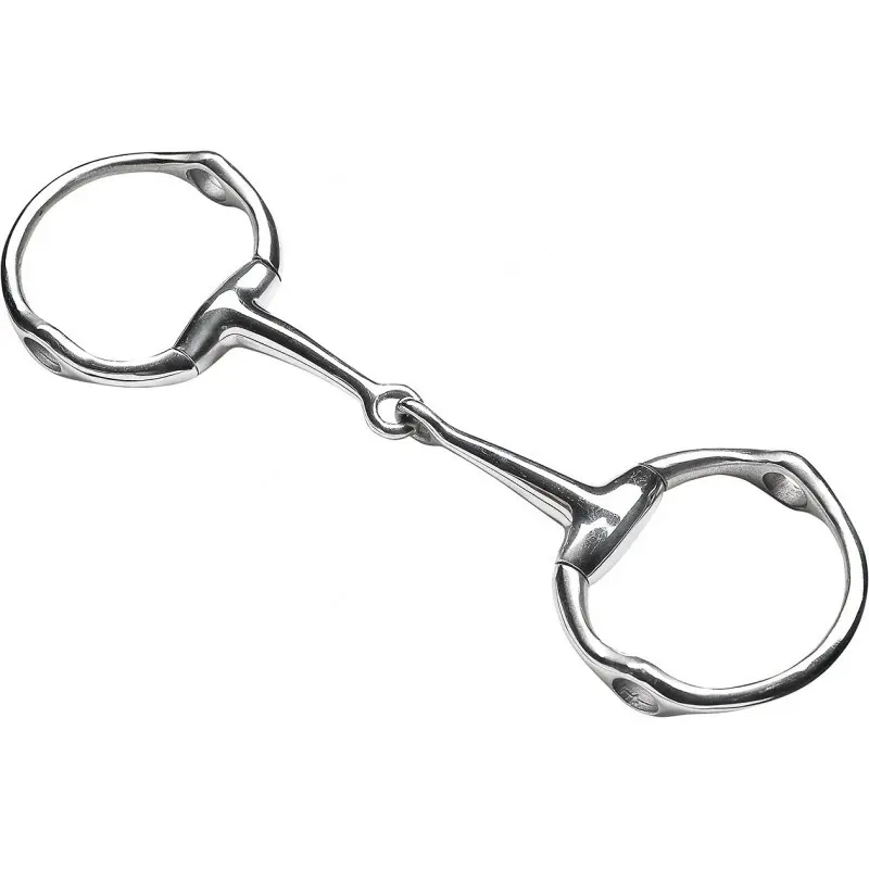 Feeling Argenté Anneaux De Mors Releveur Olive Pour Cheval