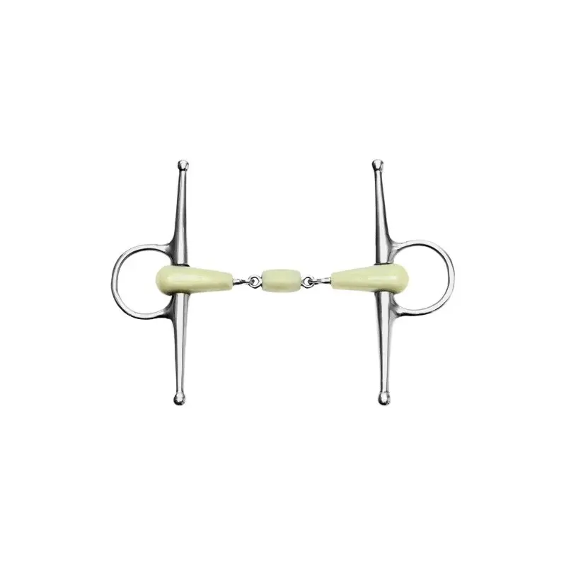 Naaldbit voor flexi paard dubbele pauze Feeling