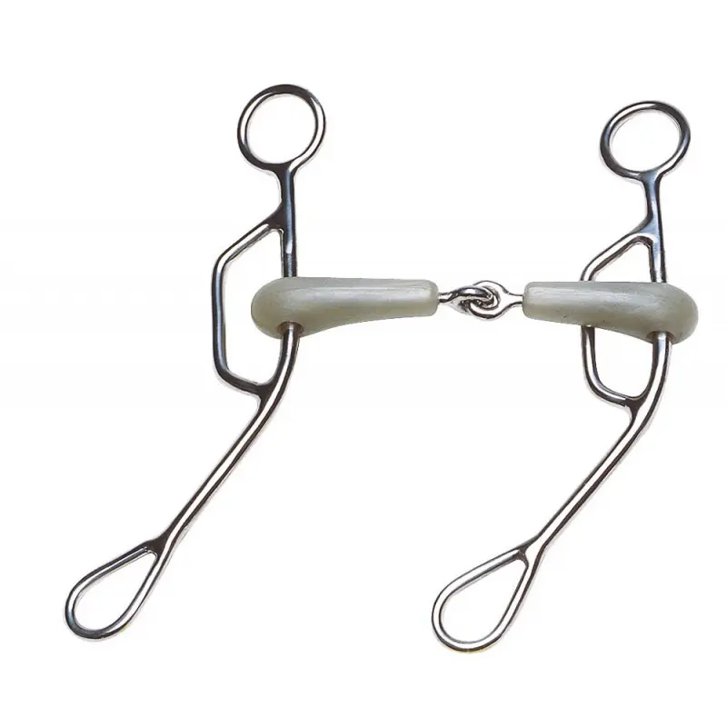 Feeling Argenté Mors Pour Cheval Flexi Américain