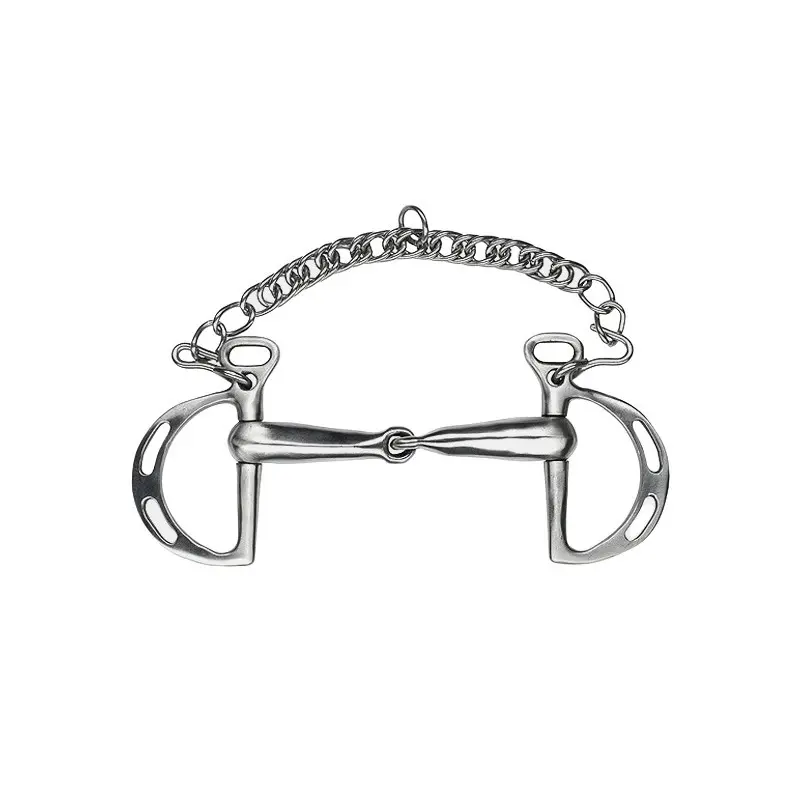 Spanish bit for broken horse with satin stainless steel passes Feeling