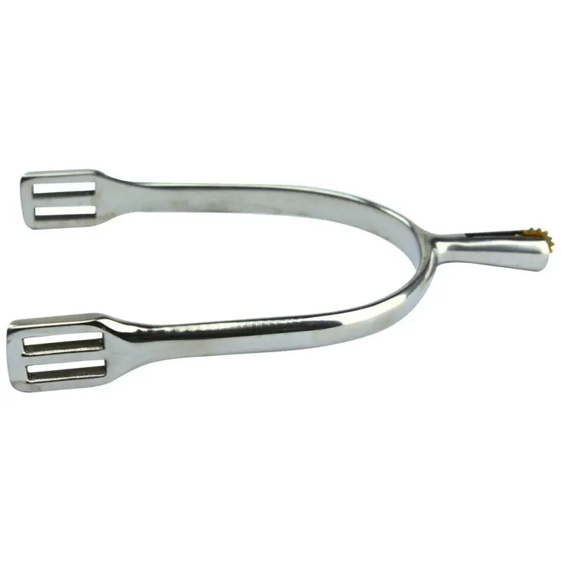 stainless steel pirnce de galles horse spurs with rounded loops Feeling