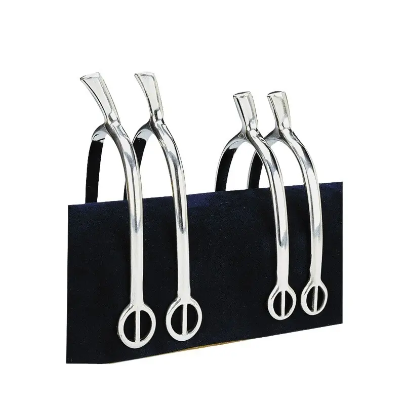 stainless steel riding spur with rounded loops Feeling Prince de Galles
