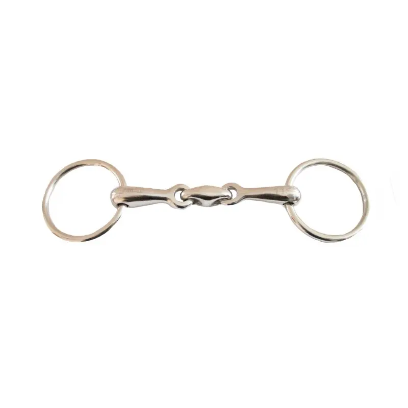 Mors de bride pour cheval double brisure T de T