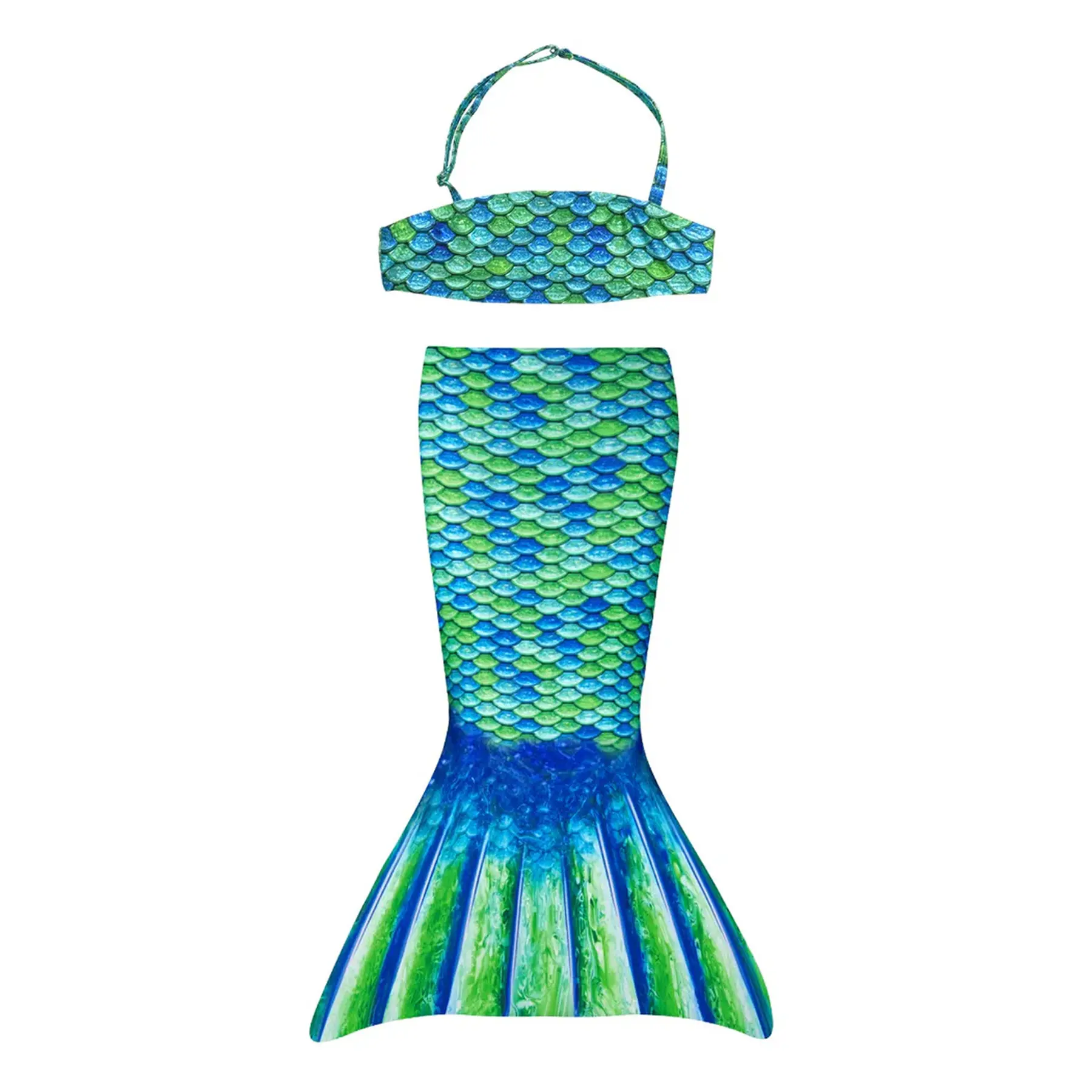 Déguisement jupe de sirene sans monopalme Fin Fun