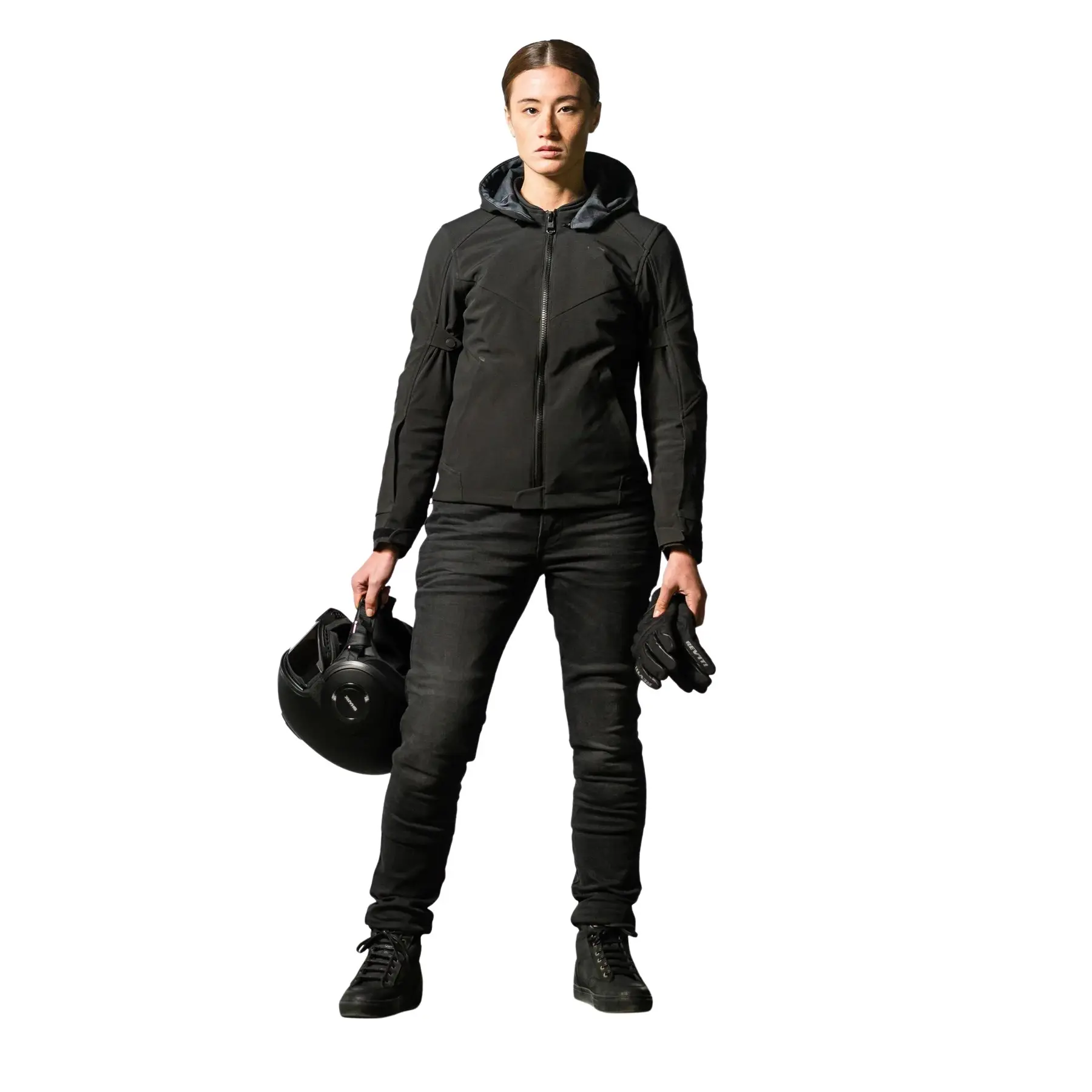 Motorrad-Regenjacke Frau Rev'it afterburn H2O