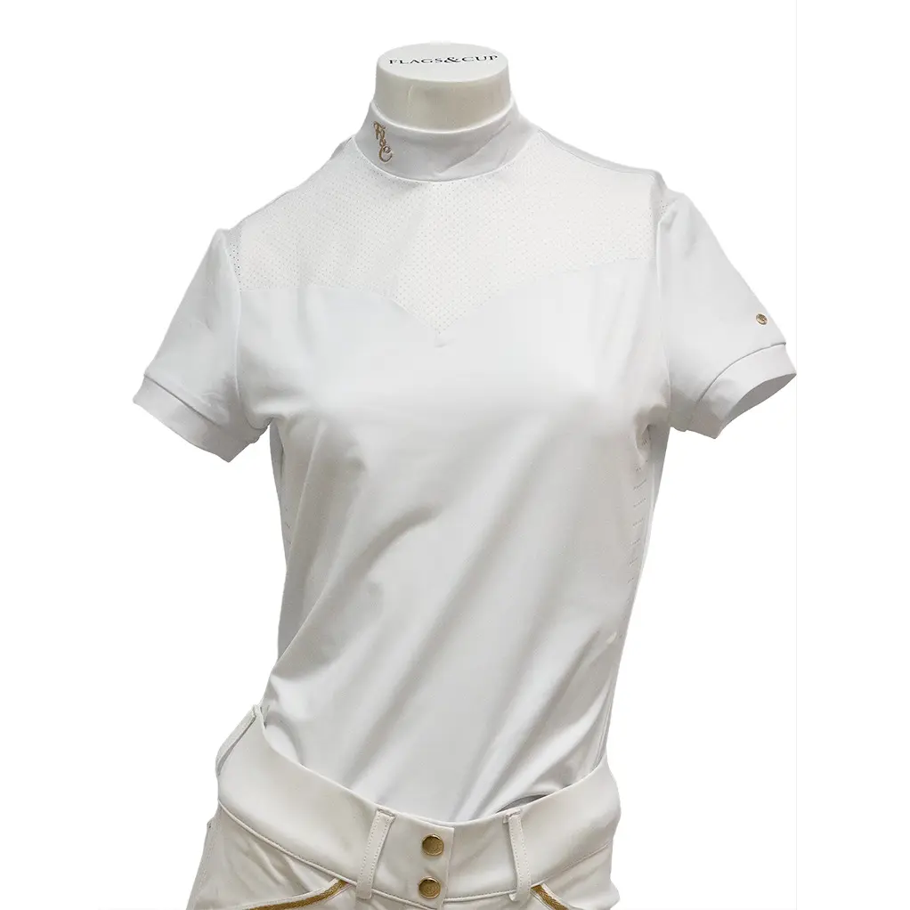 Turnier-Poloshirt Flags&Cup Isadora