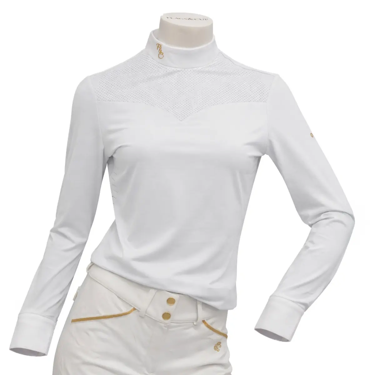 Langärmeliges Turnier-Poloshirt Flags&Cup Isadora