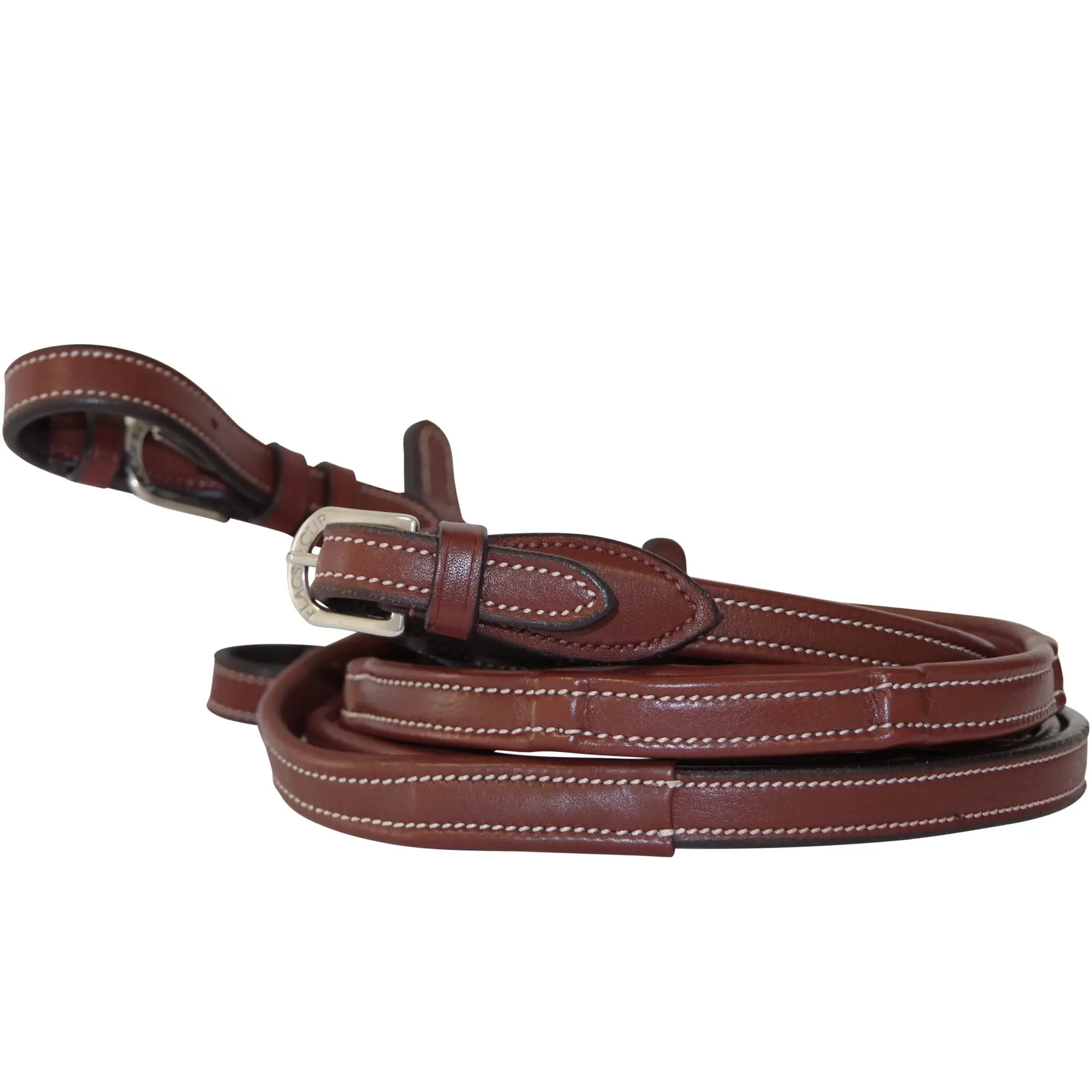 Leather horse reins Flags&Cup