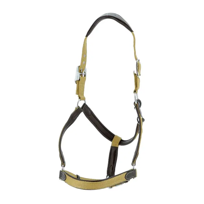 Nylon/leather halter Flags&Cup