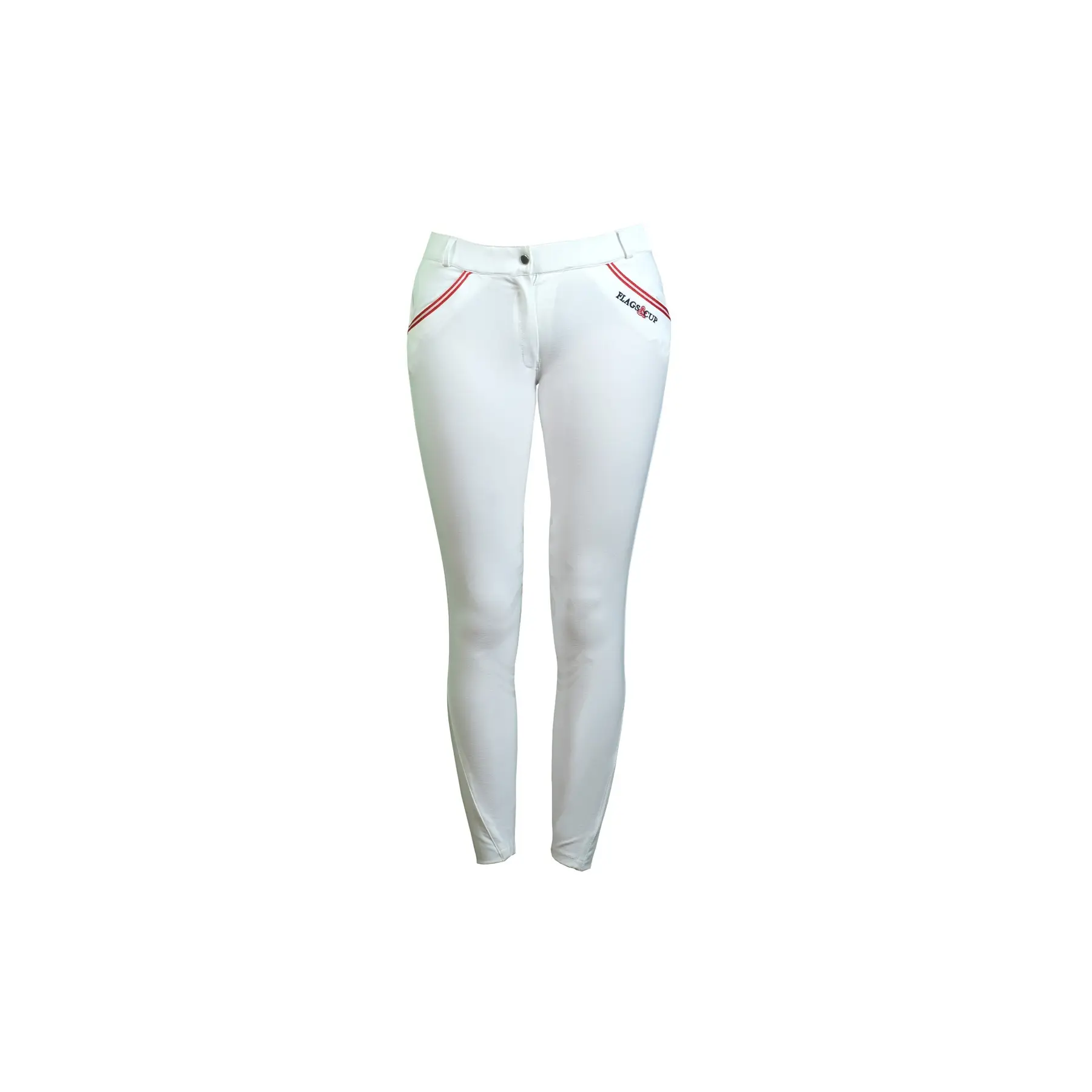 Women's mid grip riding pants Flags&Cup Cayenne