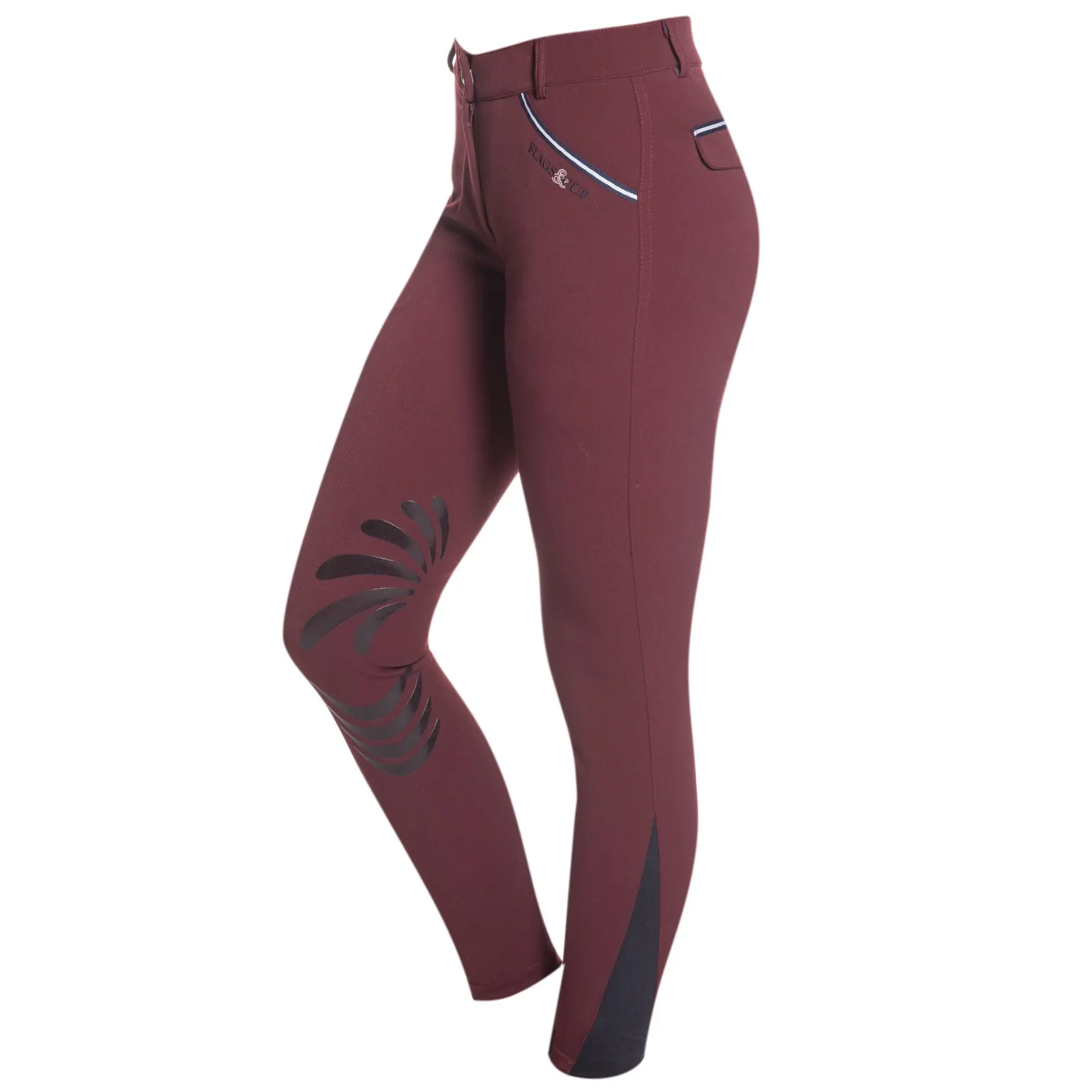Pantaloni da equitazione per bambina Flags&Cup Cayenne