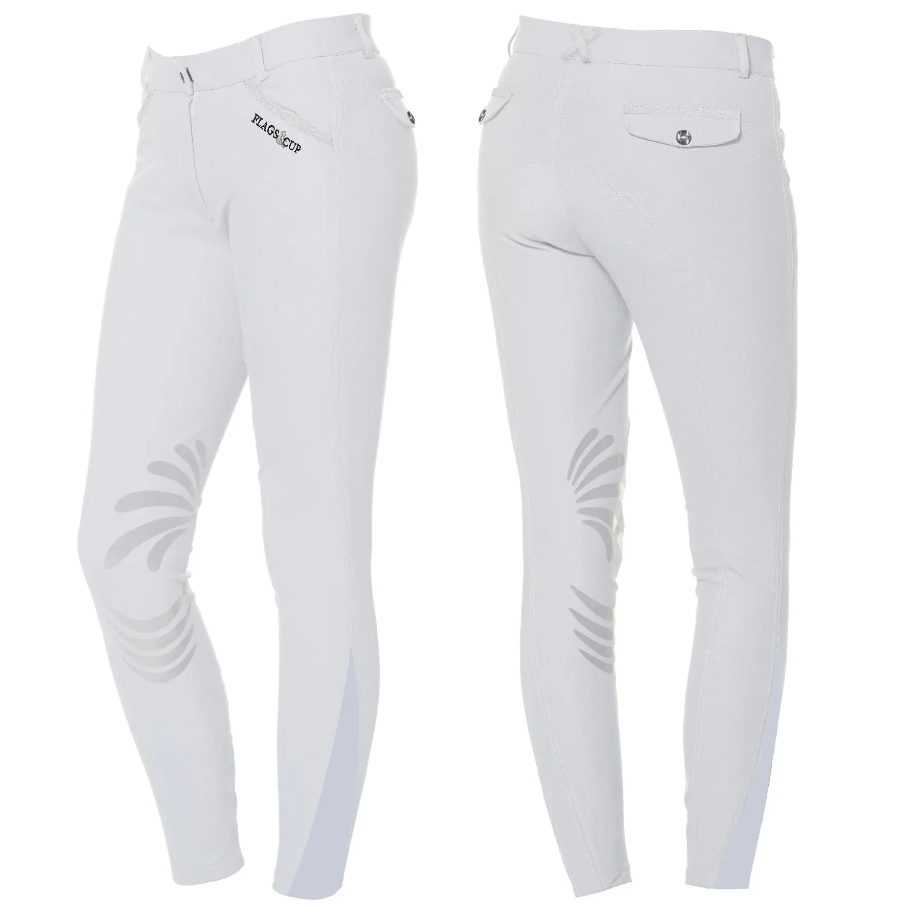 Women's mid grip riding pants Flags&Cup Kokta