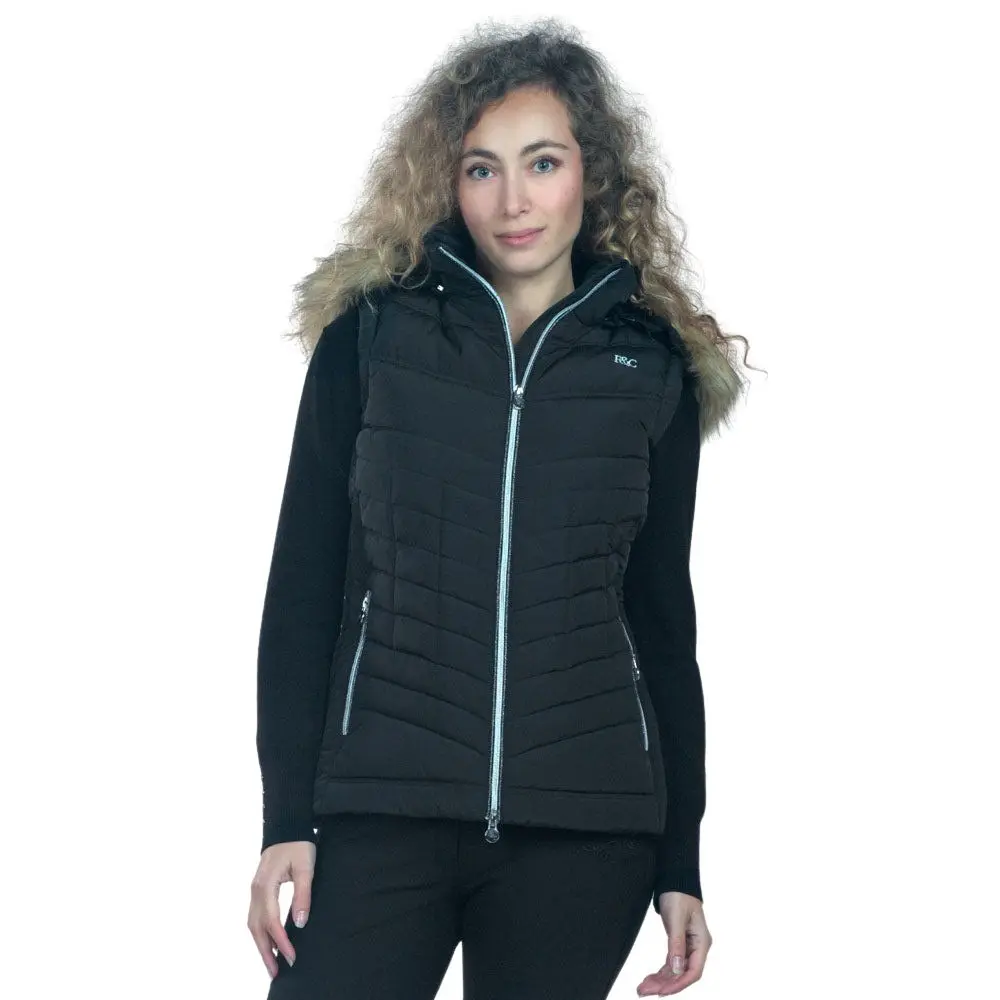 Sleeveless Puffer Jacket Flags&Cup Kiana