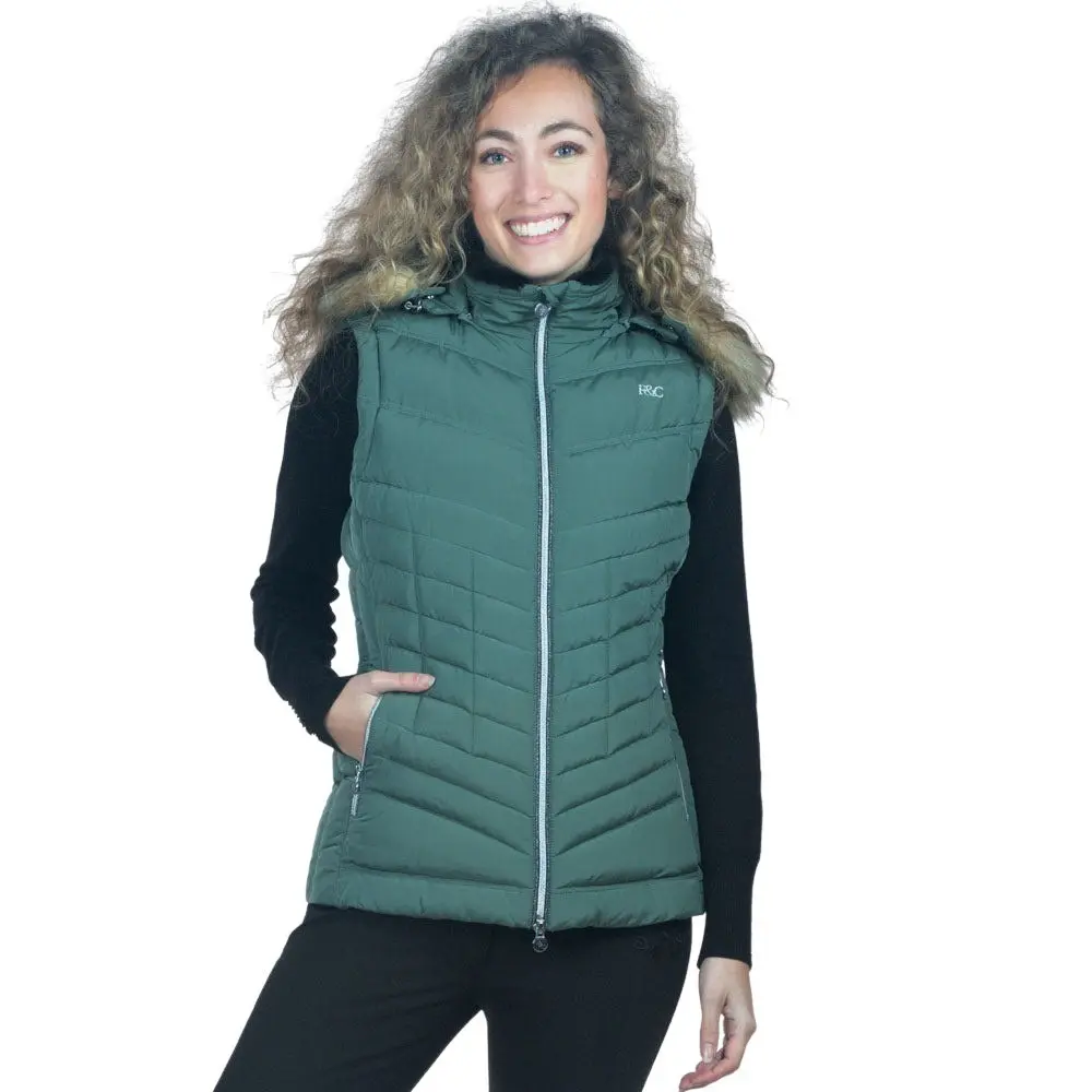 Sleeveless Puffer Jacket Flags&Cup Kiana