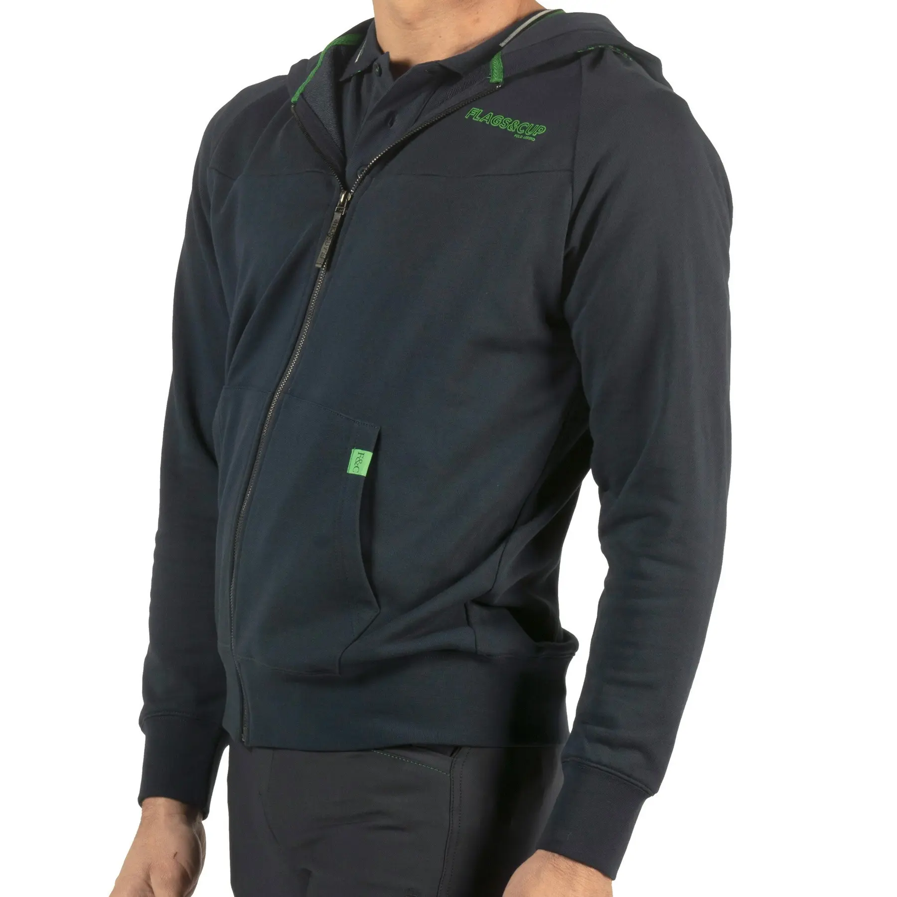 Children's zip-up riding sweatshirt Flags&Cup Mako