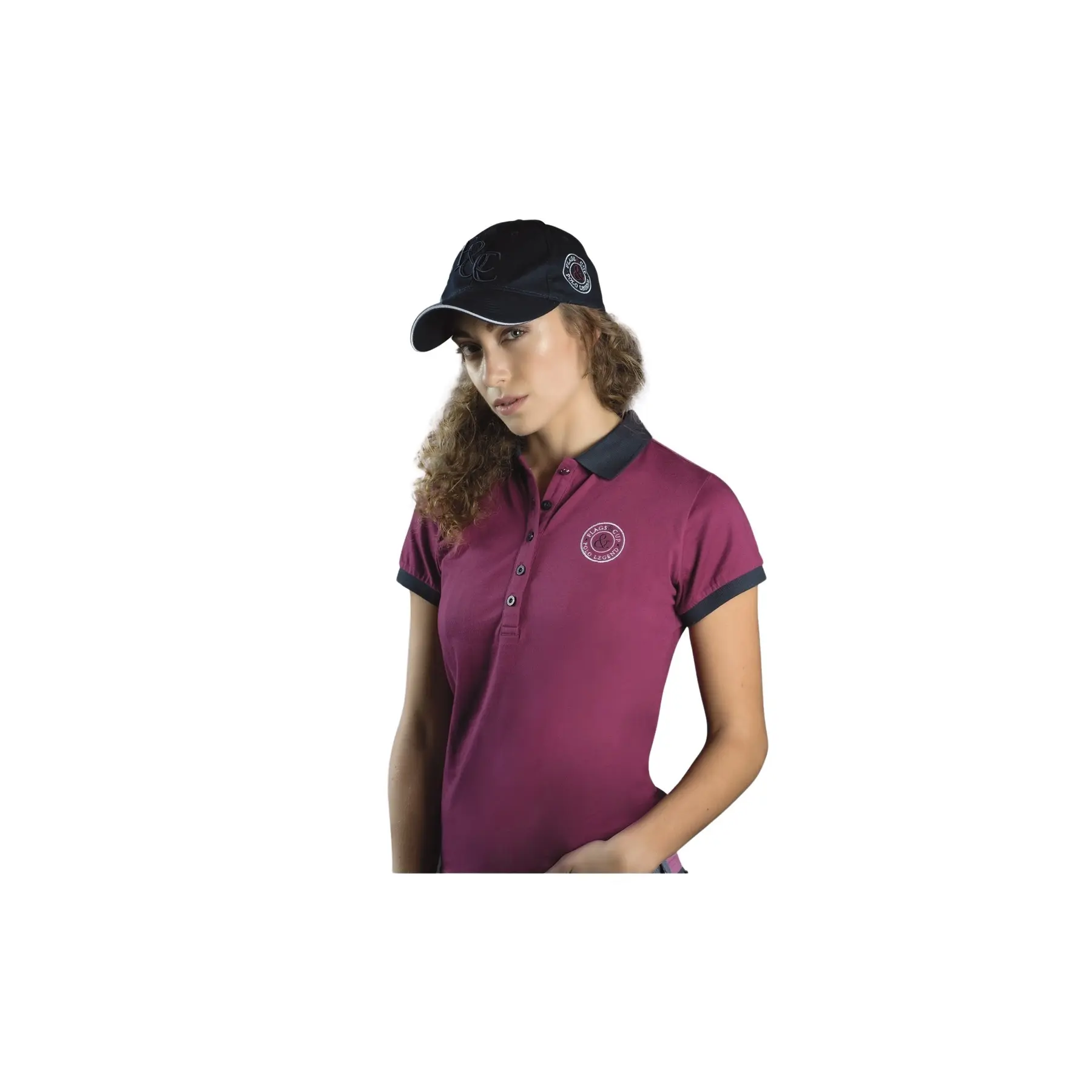 Women's riding polo Flags&Cup Tijuana