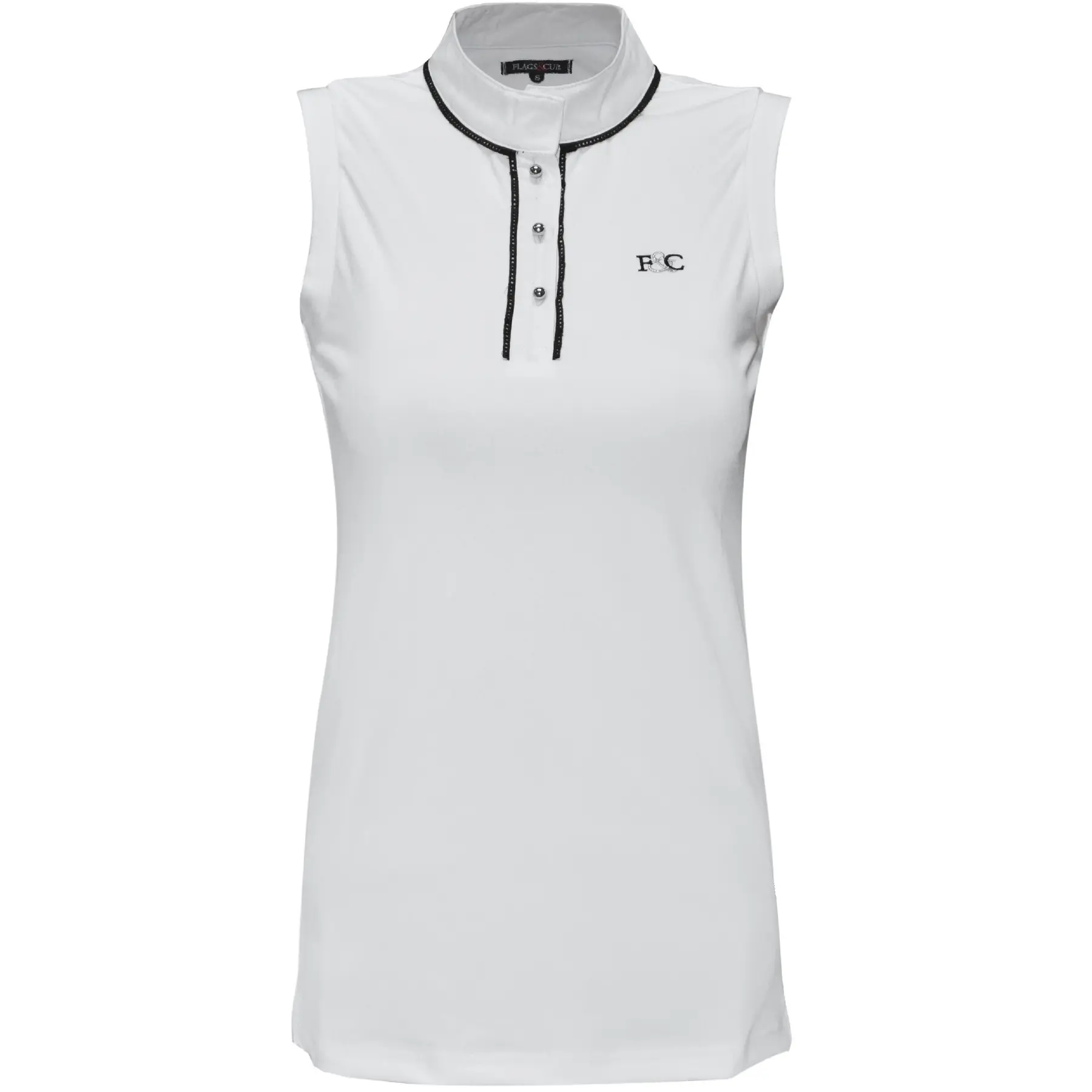 Women's riding polo Flags&Cup Candiba