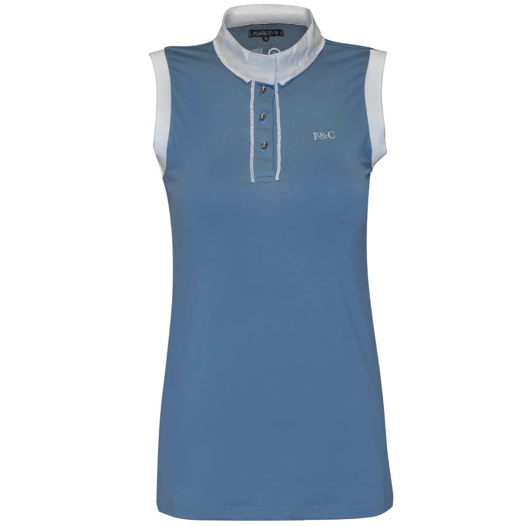 Women's riding polo Flags&Cup Candiba