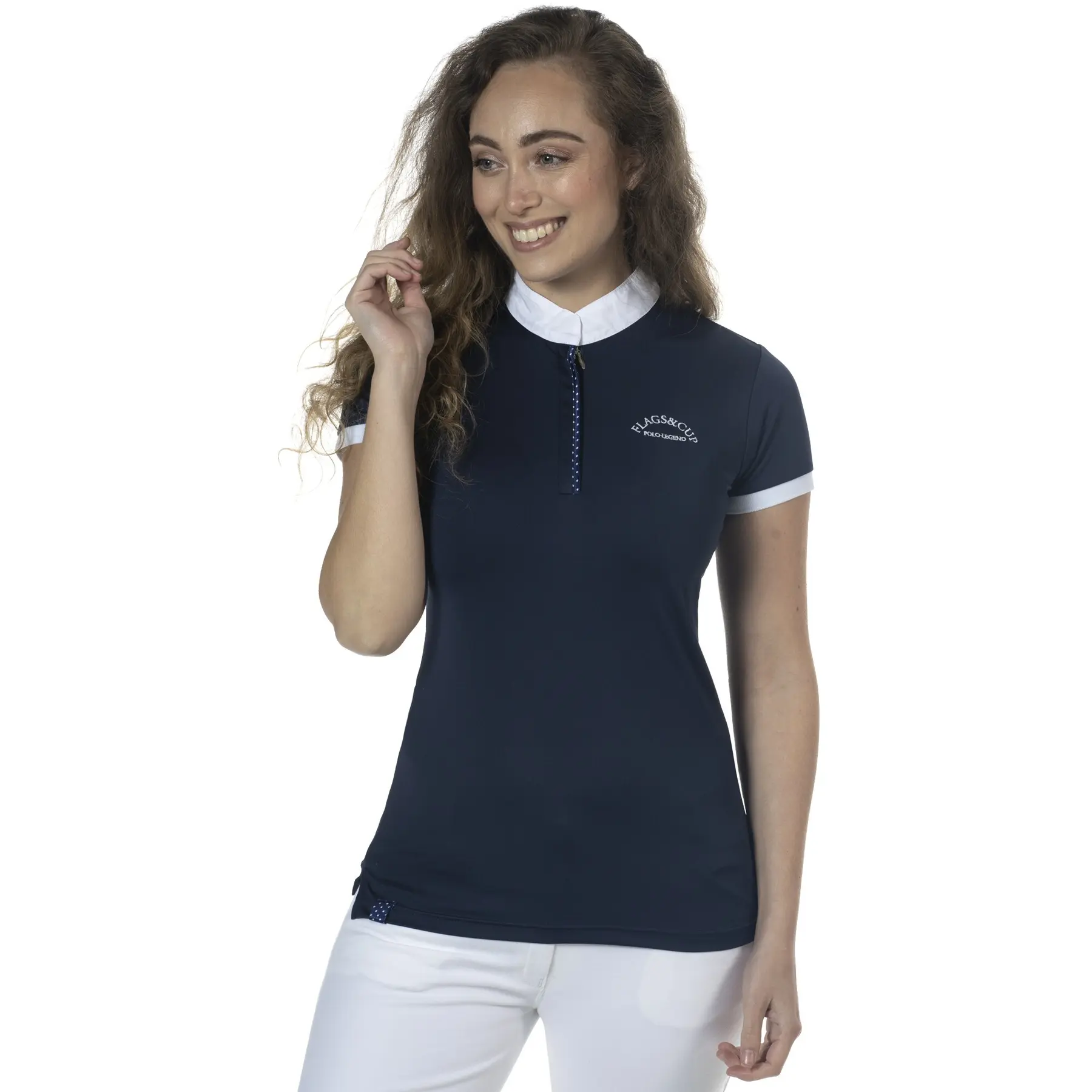 Women's riding polo Flags&Cup Clorinda