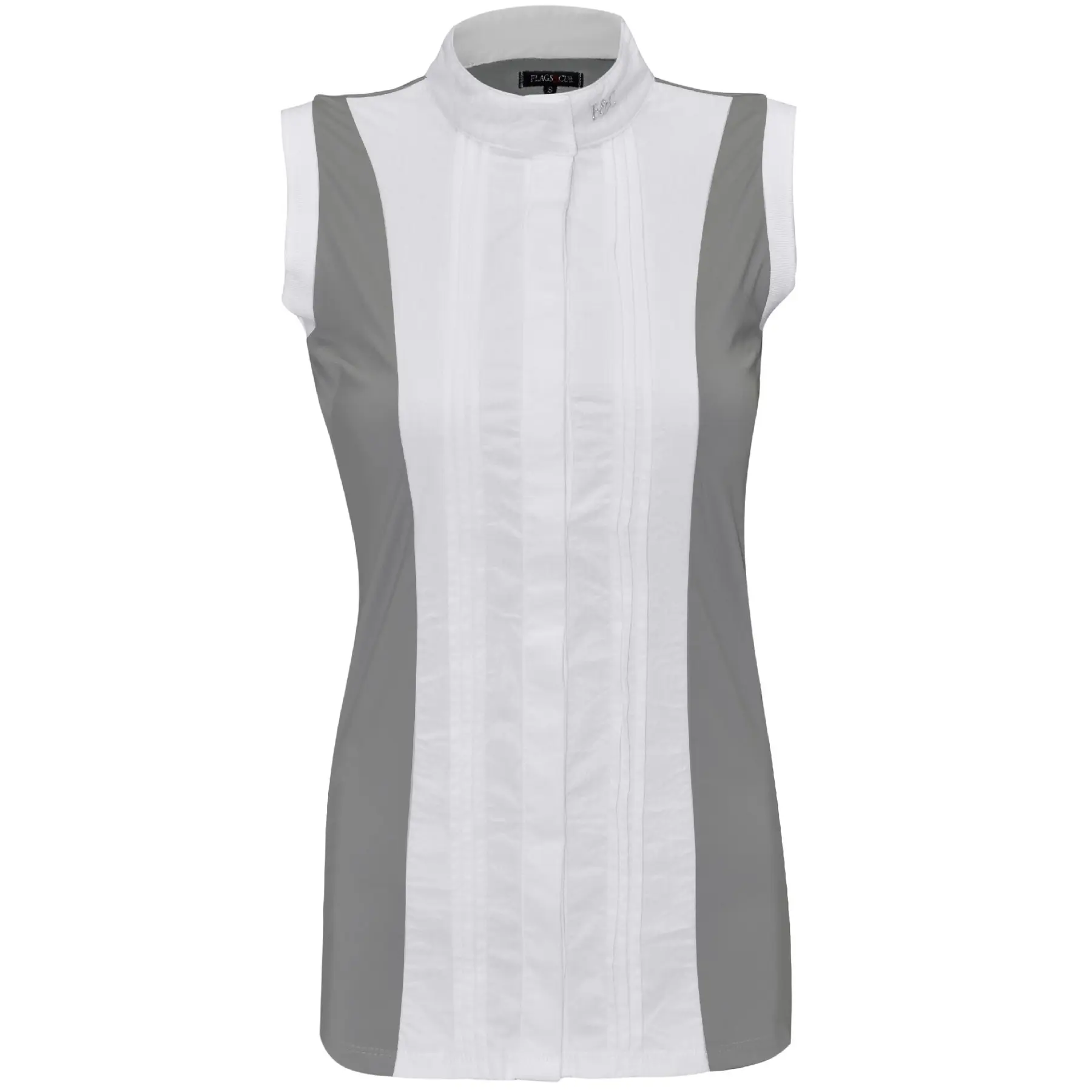Women's sleeveless riding polo shirt Flags&Cup Diamantina