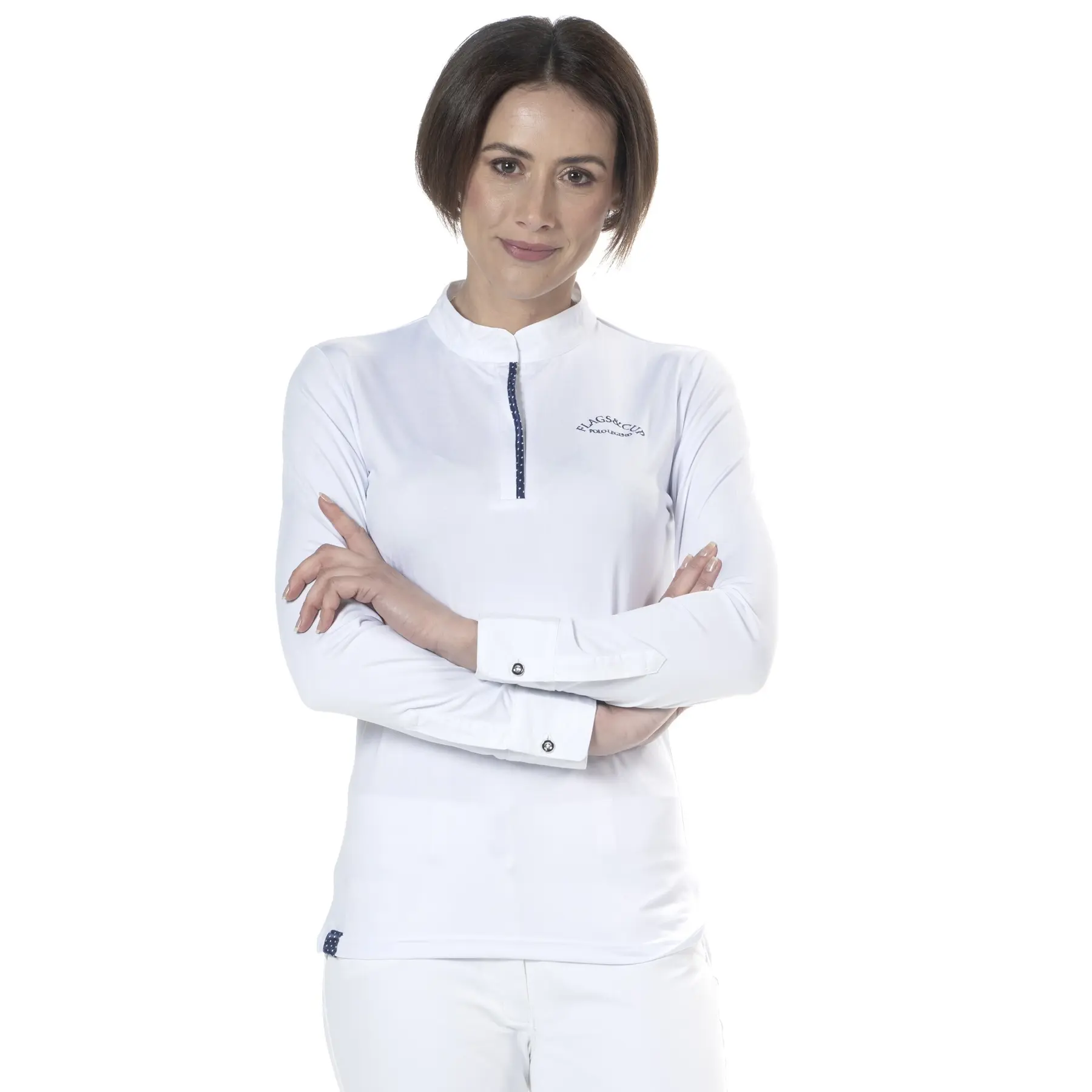 Polo riding long sleeves woman Flags&Cup Clorinda