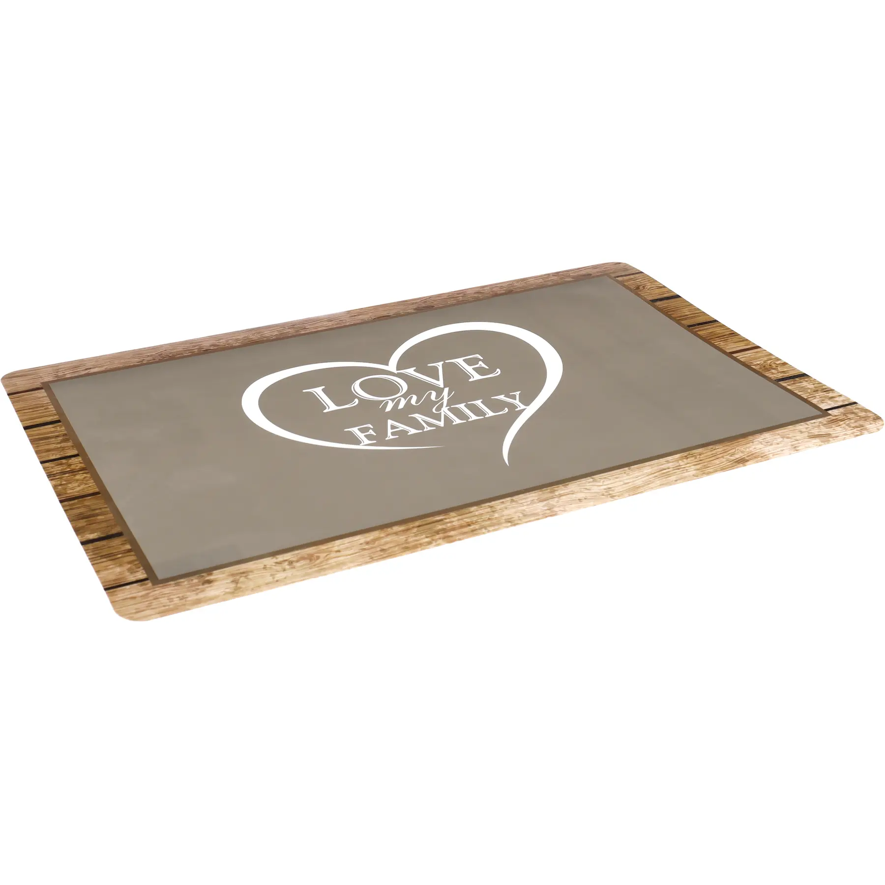 Tapis de sol rectangle Flamingo Shabby Chic